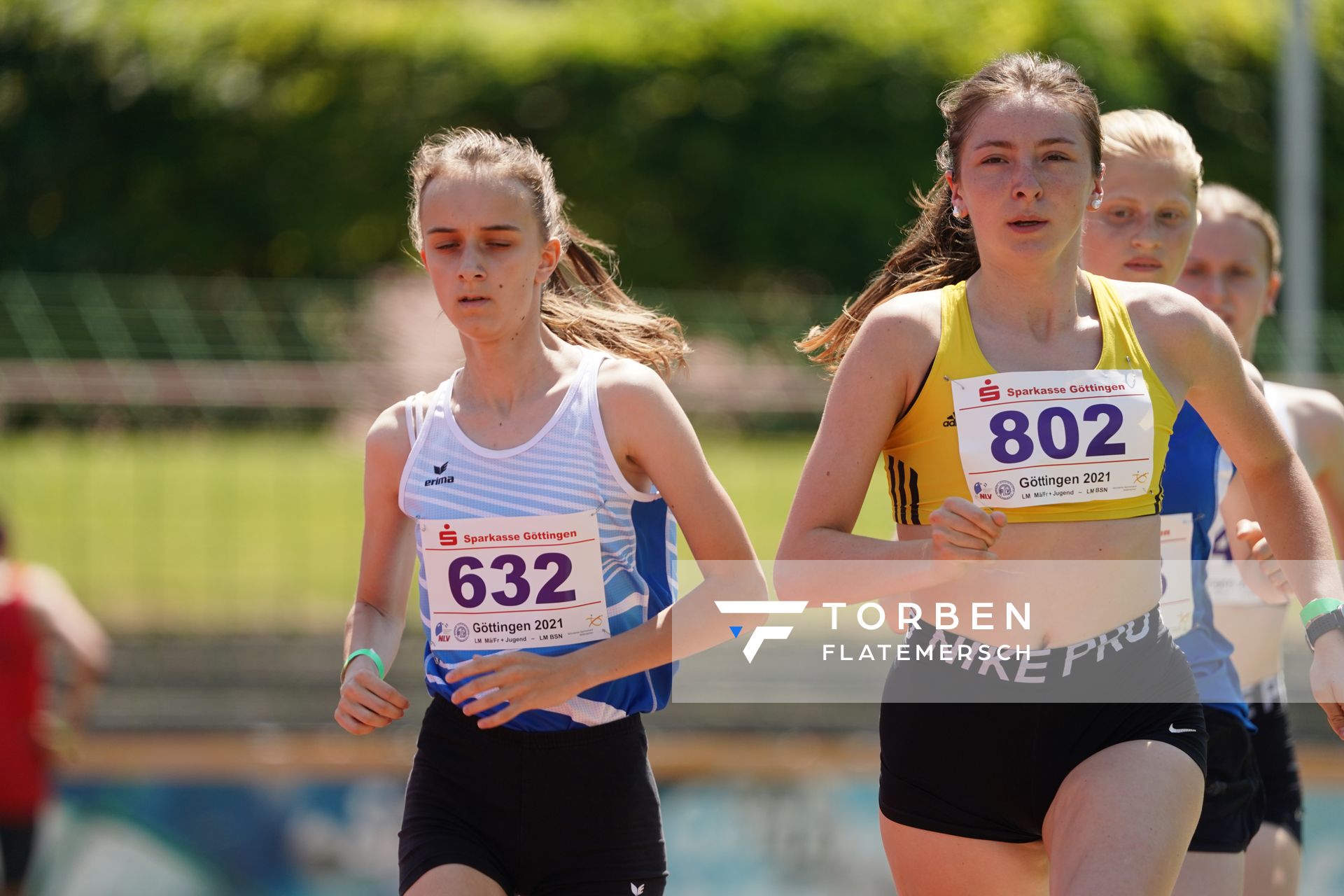 Marit Schute (VfL Loeningen) am 19.06.2021 waehrend den NLV + BLV Landesmeisterschaften im Jahnstadion in Göttingen