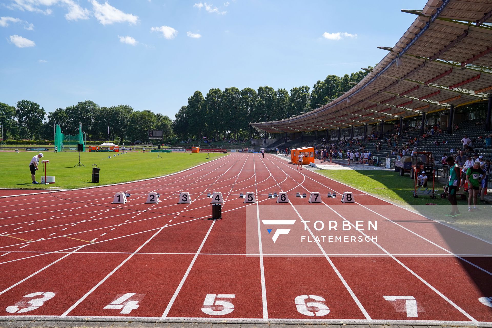 Impression am 19.06.2021 von den NLV + BLV Landesmeisterschaften im Jahnstadion in Göttingen