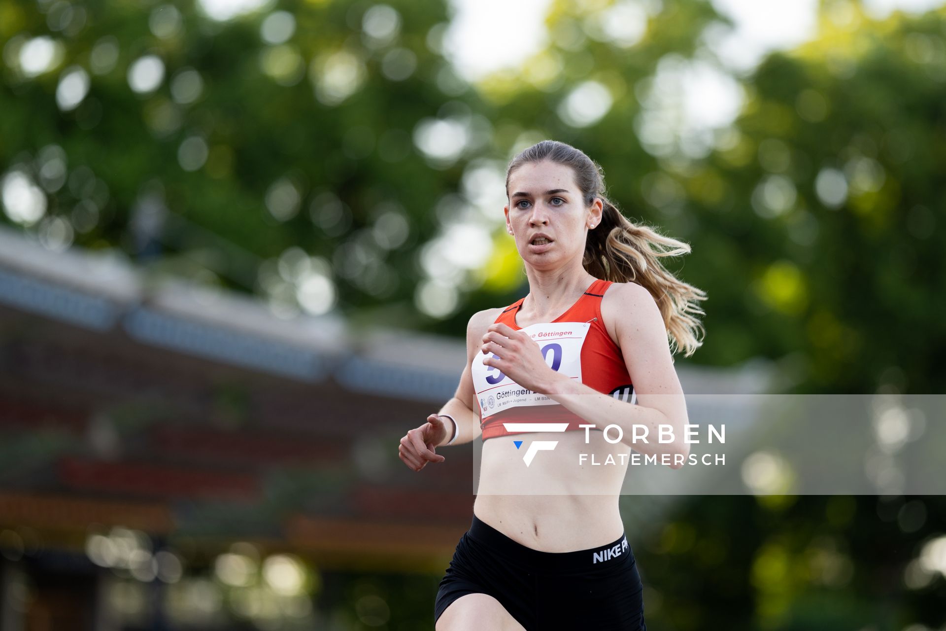 Christin Nitschke (SG Bredenbeck-Holtensen) am 19.06.2021 waehrend den NLV + BLV Landesmeisterschaften im Jahnstadion in Göttingen