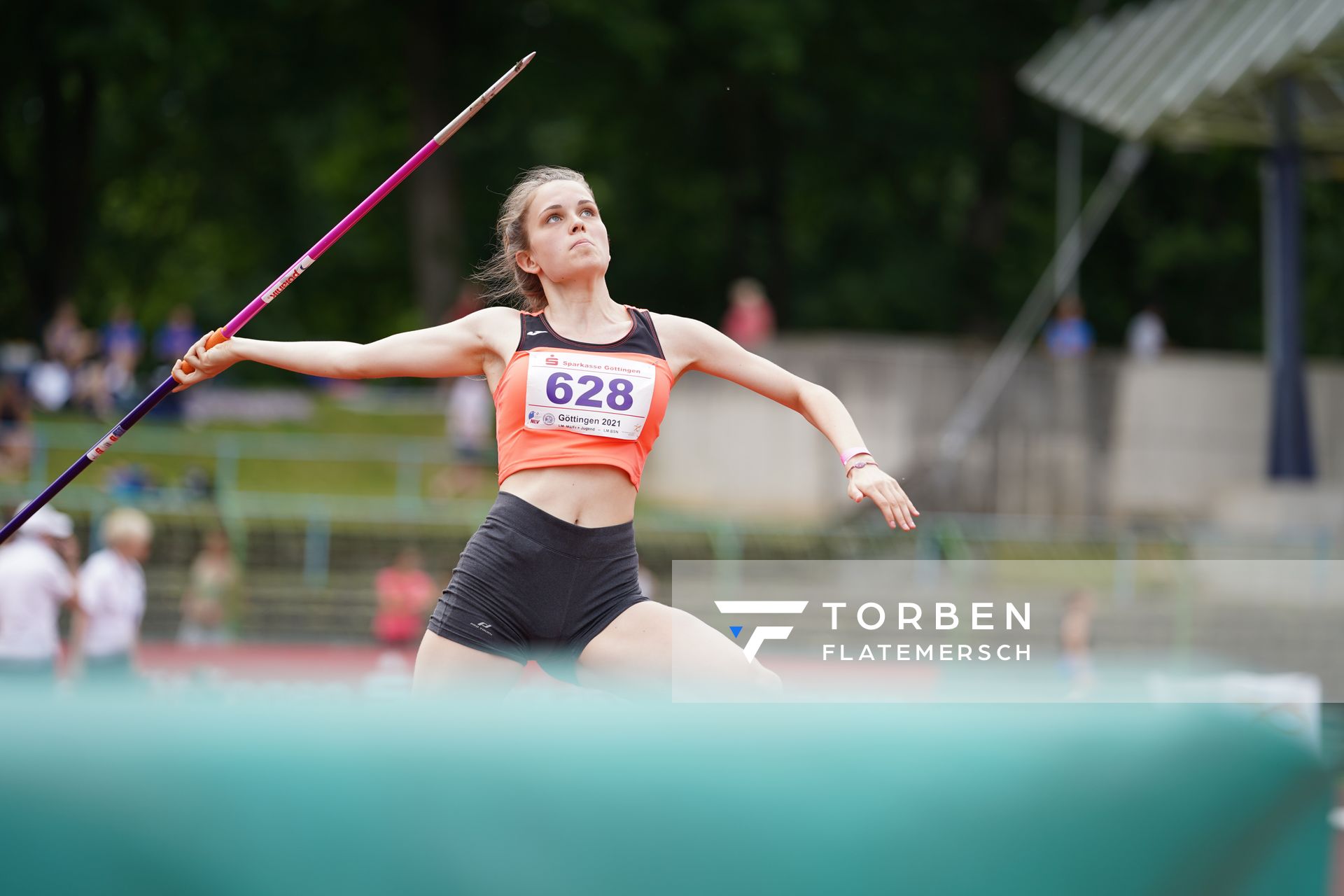 Finja Kottmann (TSV Asendorf) am 20.06.2021 waehrend den NLV + BLV Landesmeisterschaften im Jahnstadion in Göttingen