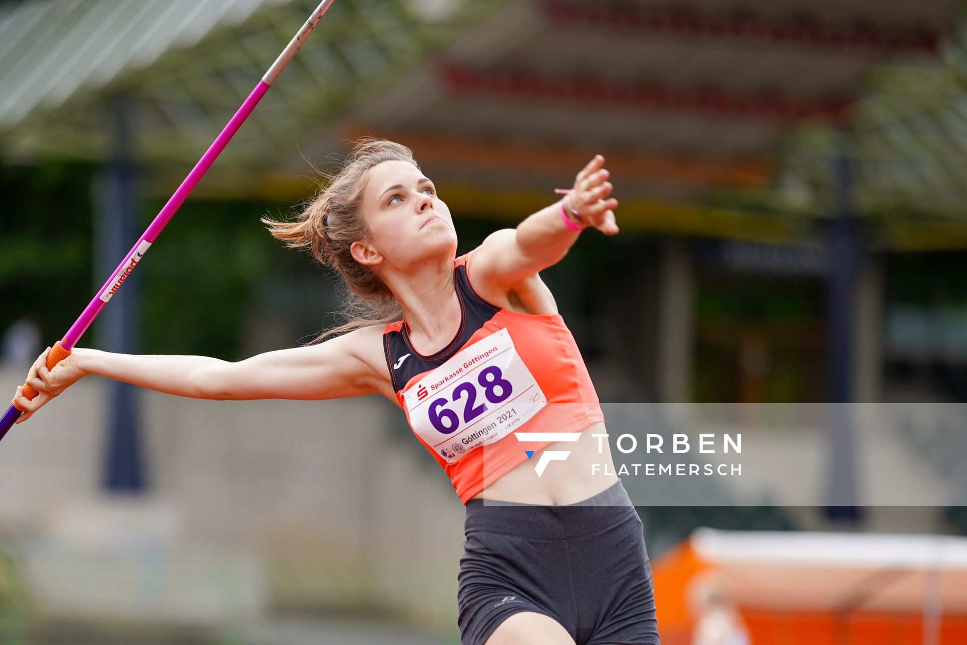 Finja Kottmann (TSV Asendorf) am 20.06.2021 waehrend den NLV + BLV Landesmeisterschaften im Jahnstadion in Göttingen