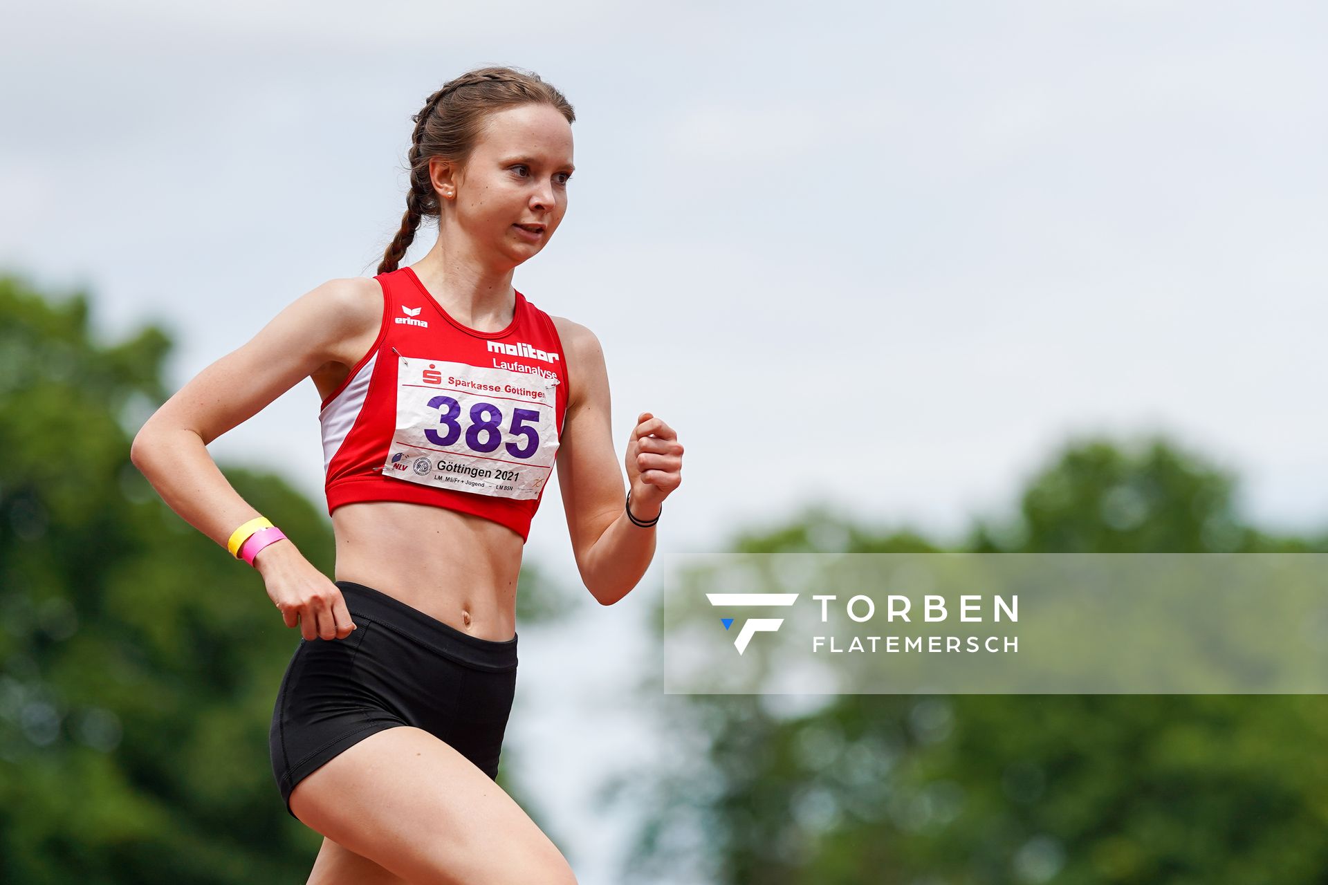 Nina Gruendel (LG Osnabrueck) am 20.06.2021 waehrend den NLV + BLV Landesmeisterschaften im Jahnstadion in Göttingen