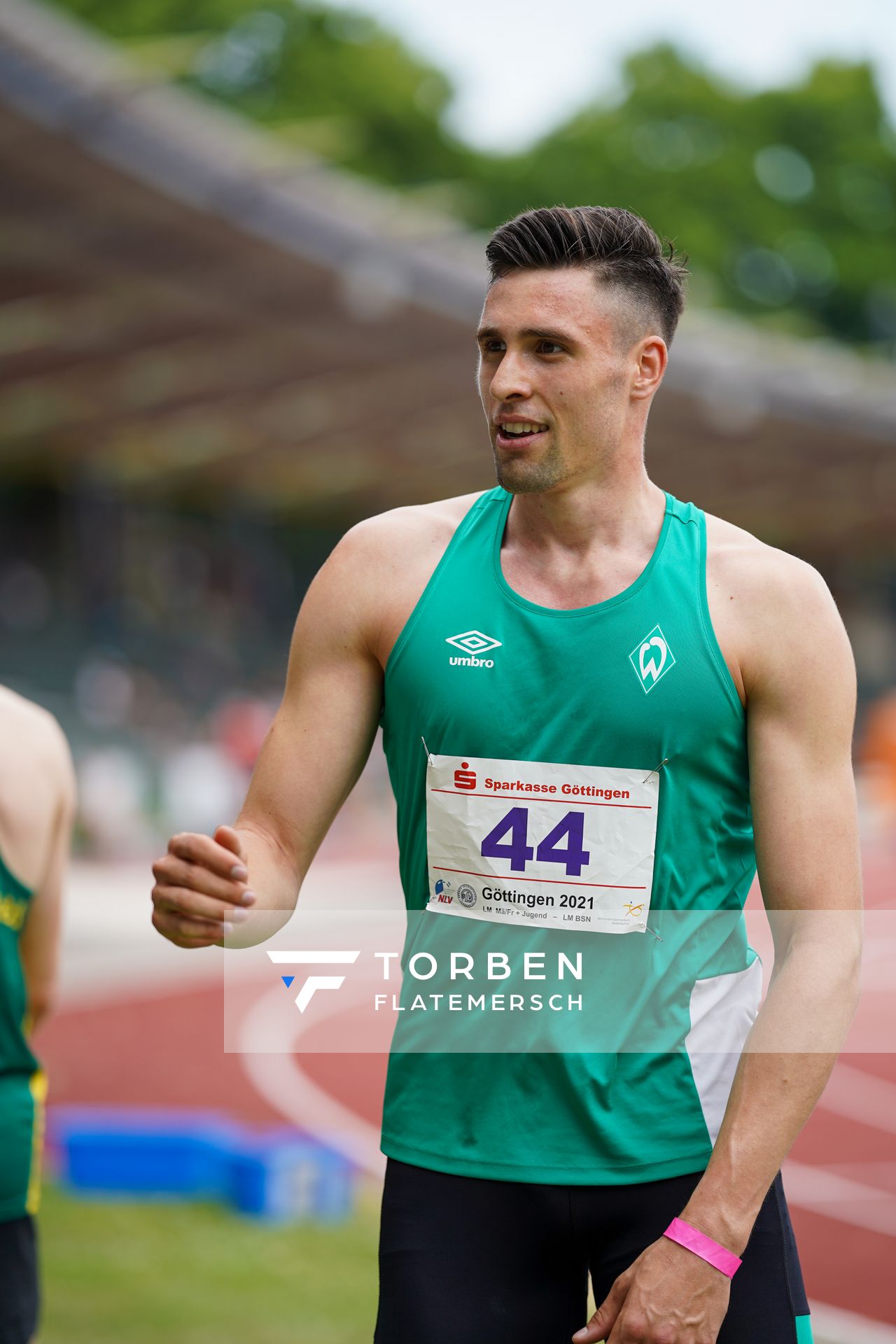 Fabian Riegelsberger (SV Werder Bremen) am 20.06.2021 waehrend den NLV + BLV Landesmeisterschaften im Jahnstadion in Göttingen