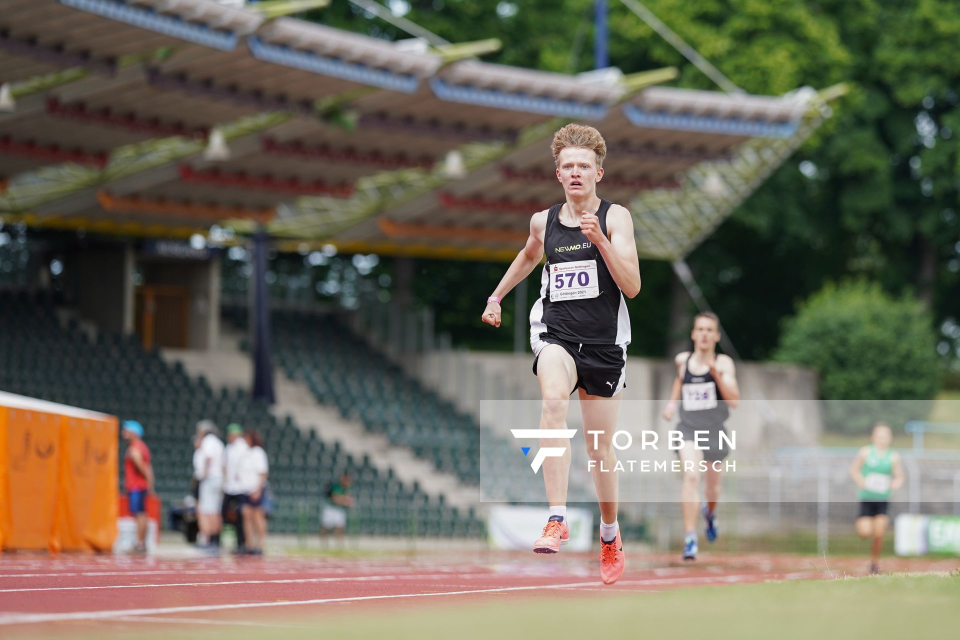 Tammo Doerner (SV Nordenham) ueber 1500m am 20.06.2021 waehrend den NLV + BLV Landesmeisterschaften im Jahnstadion in Göttingen