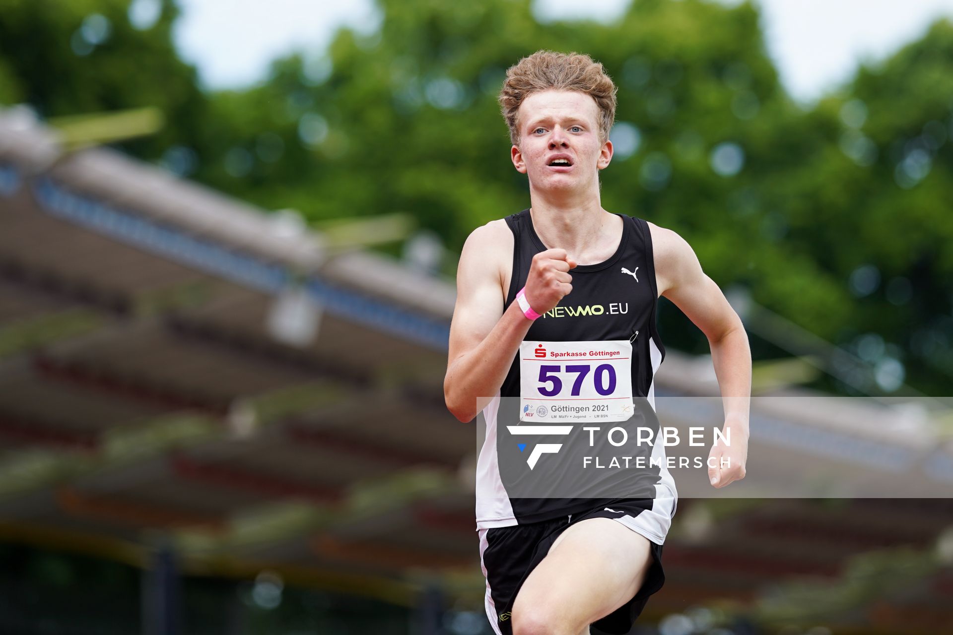 Tammo Doerner (SV Nordenham) ueber 1500m am 20.06.2021 waehrend den NLV + BLV Landesmeisterschaften im Jahnstadion in Göttingen