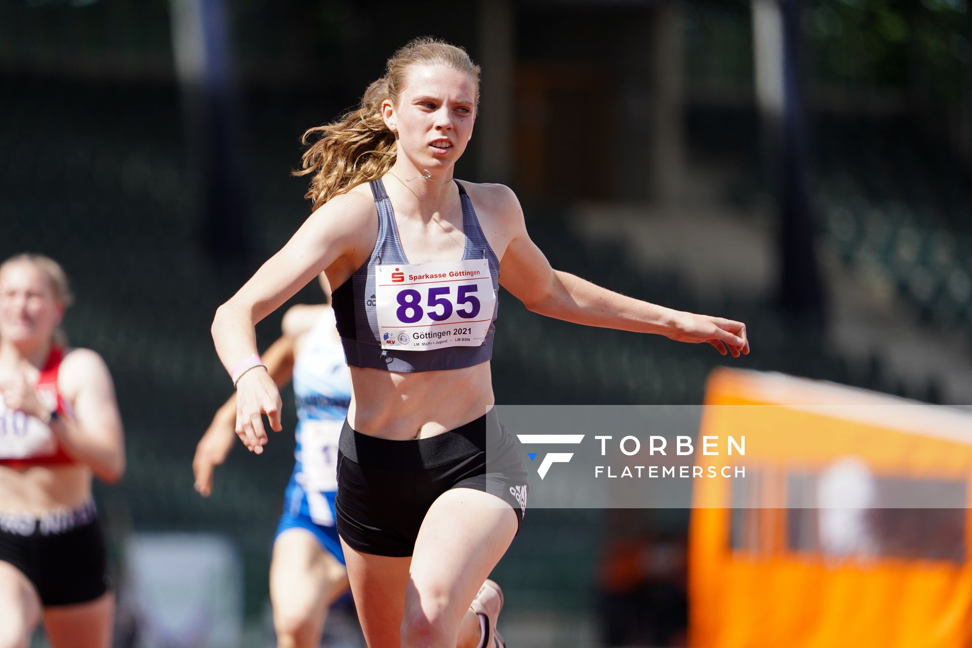 Sarina Brockmann (LG Buende-Loehne) am 20.06.2021 waehrend den NLV + BLV Landesmeisterschaften im Jahnstadion in Göttingen