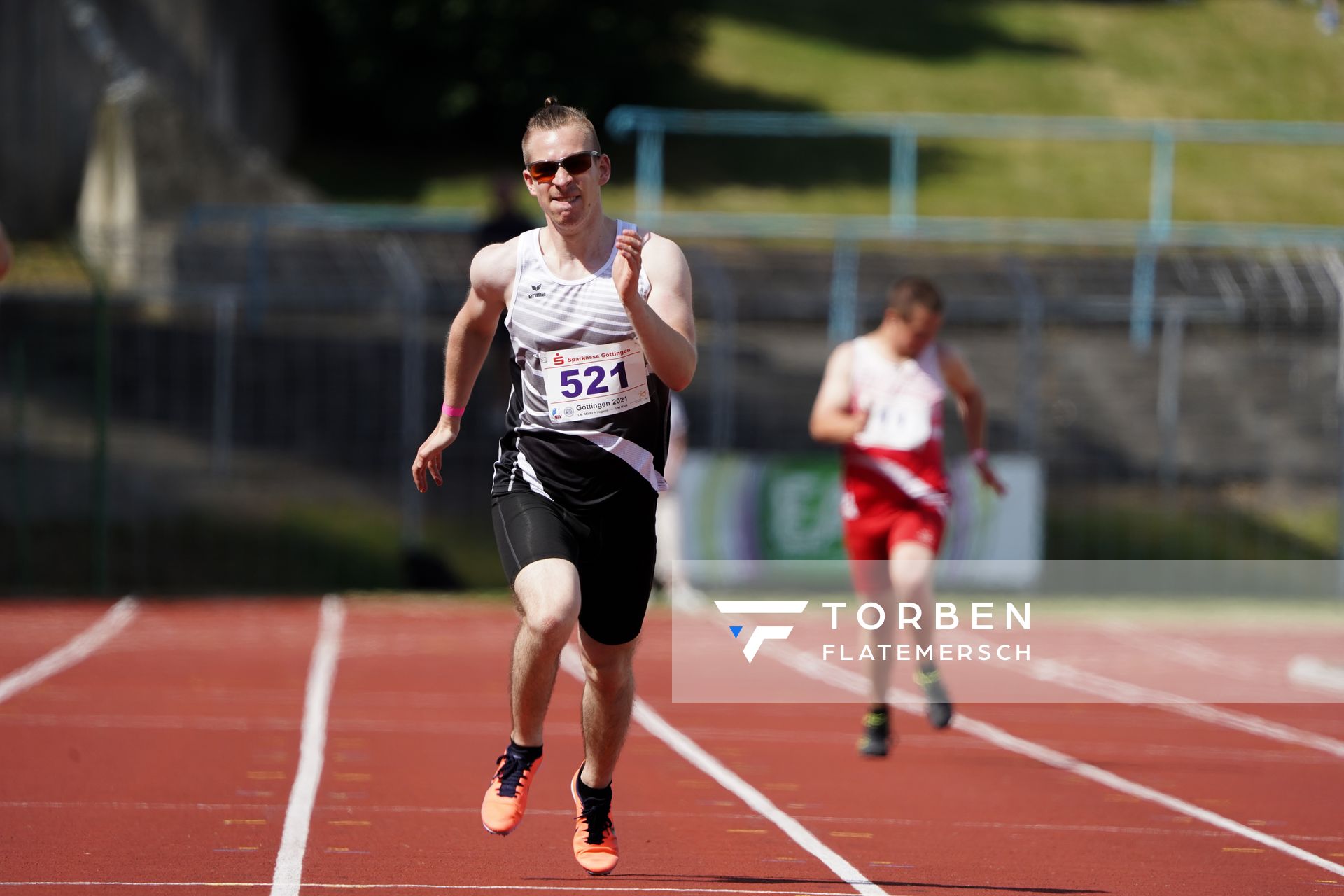 Paul Raub (Rukeli Trollmann e. V.) am 20.06.2021 waehrend den NLV + BLV Landesmeisterschaften im Jahnstadion in Göttingen