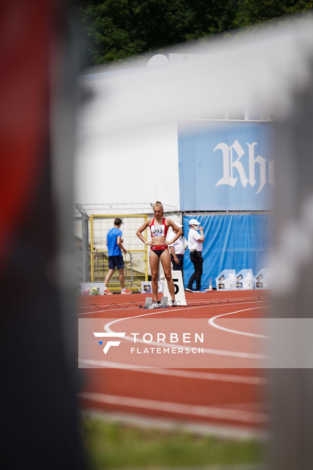 Luna Thiel (VfL Eintracht Hannover) am 26.06.2021 waehrend den deutschen U23 Leichtathletik-Meisterschaften 2021 im Stadion Oberwerth in Koblenz