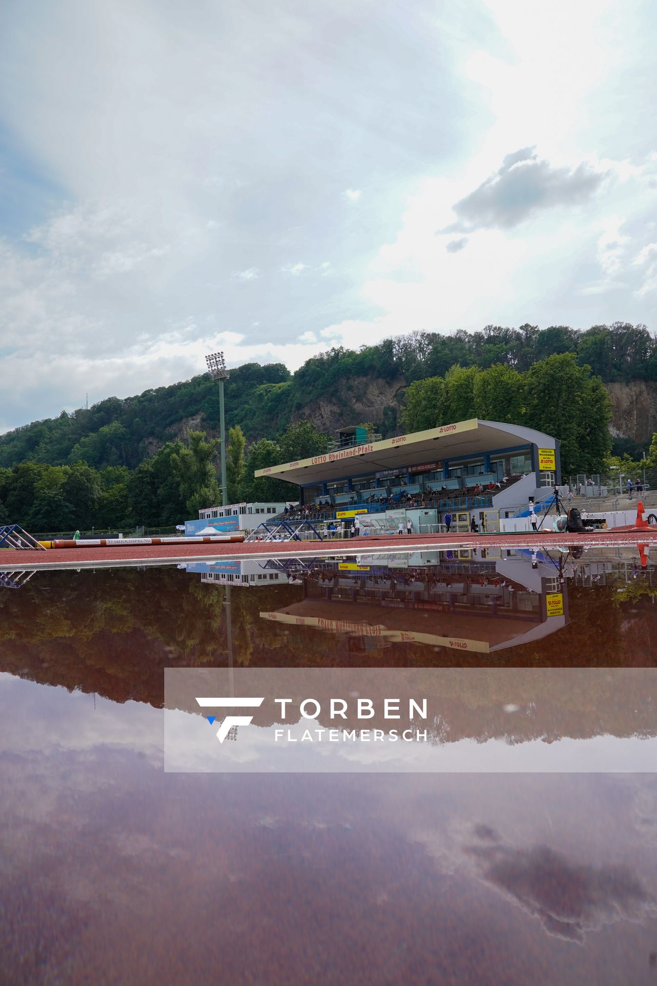 Stadion Oberwerth am 26.06.2021 waehrend den deutschen U23 Leichtathletik-Meisterschaften 2021 im Stadion Oberwerth in Koblenz