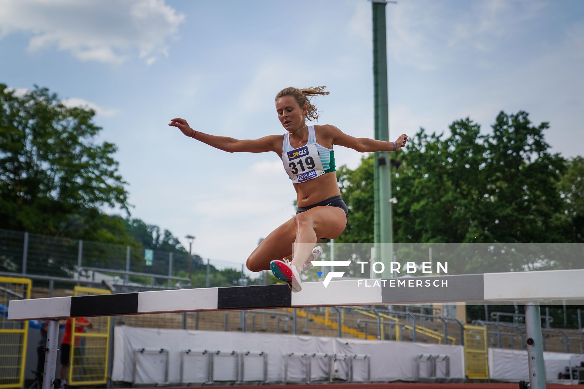 Lisa Vogelgesang (Eintracht Hildesheim) am 26.06.2021 waehrend den deutschen U23 Leichtathletik-Meisterschaften 2021 im Stadion Oberwerth in Koblenz