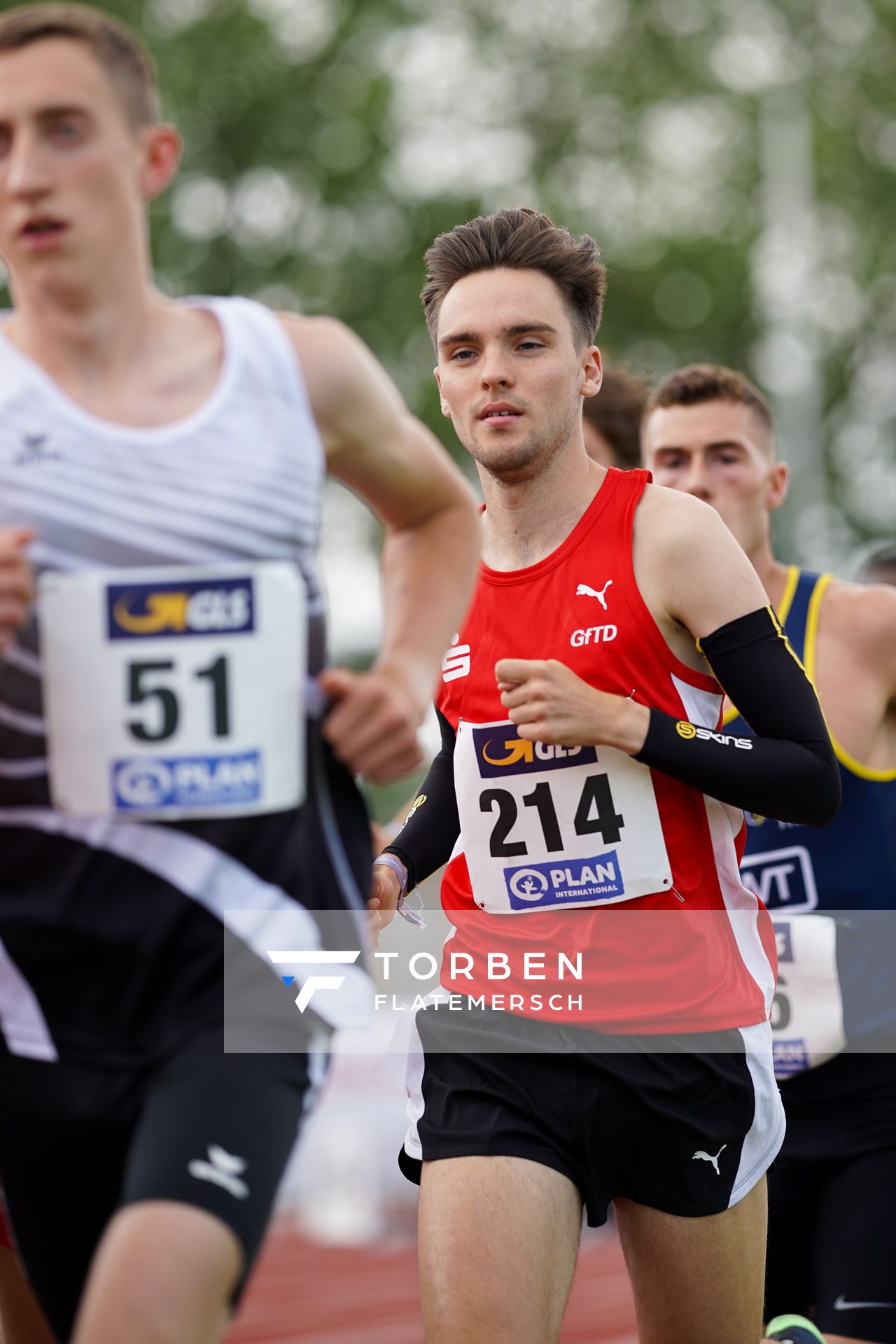 Max Nores (LG Olympia Dortmund) am 26.06.2021 waehrend den deutschen U23 Leichtathletik-Meisterschaften 2021 im Stadion Oberwerth in Koblenz