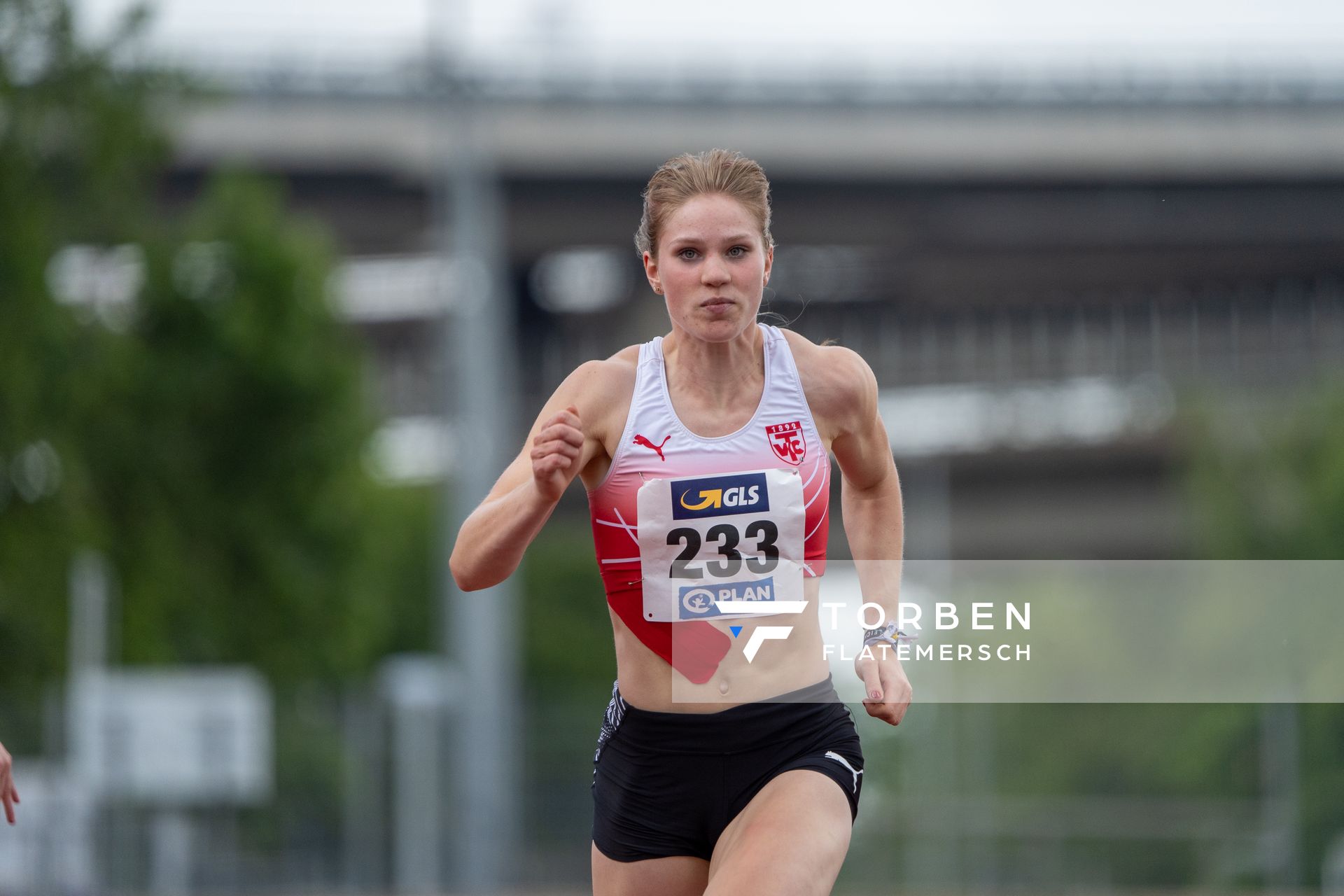 Talea Prepens (TV Cloppenburg) am 26.06.2021 waehrend den deutschen U23 Leichtathletik-Meisterschaften 2021 im Stadion Oberwerth in Koblenz