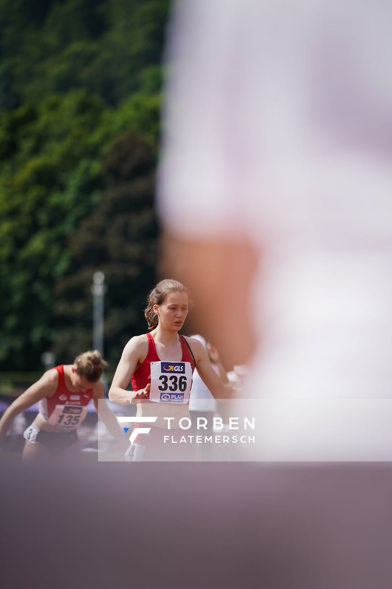 Louise Wieland (Hamburger SV) am 27.06.2021 waehrend den deutschen U23 Leichtathletik-Meisterschaften 2021 im Stadion Oberwerth in Koblenz