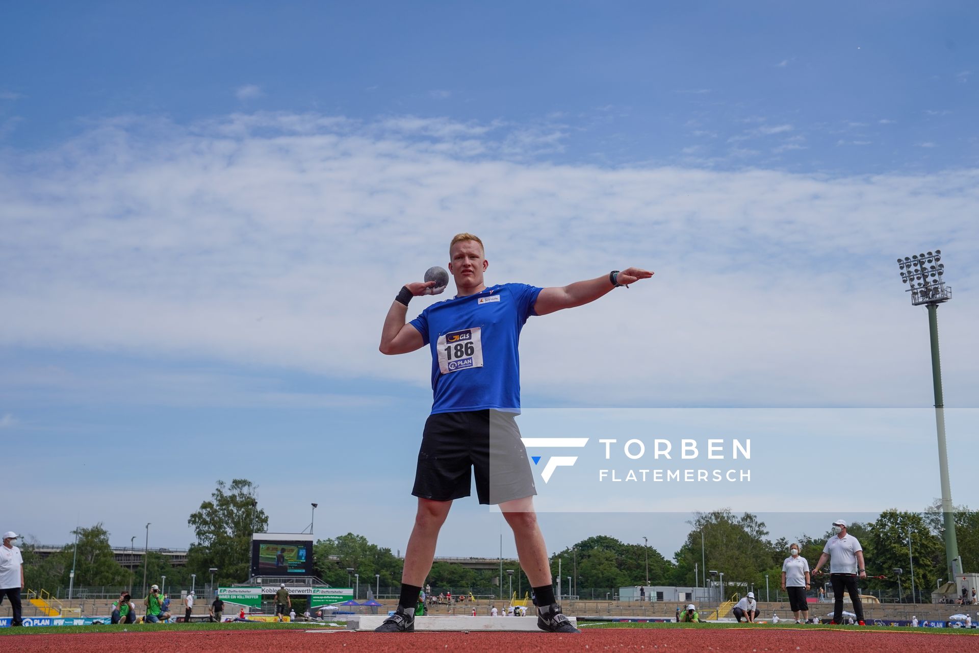 Eric Maihoefer (VfL Sindelfingen) am 27.06.2021 waehrend den deutschen U23 Leichtathletik-Meisterschaften 2021 im Stadion Oberwerth in Koblenz