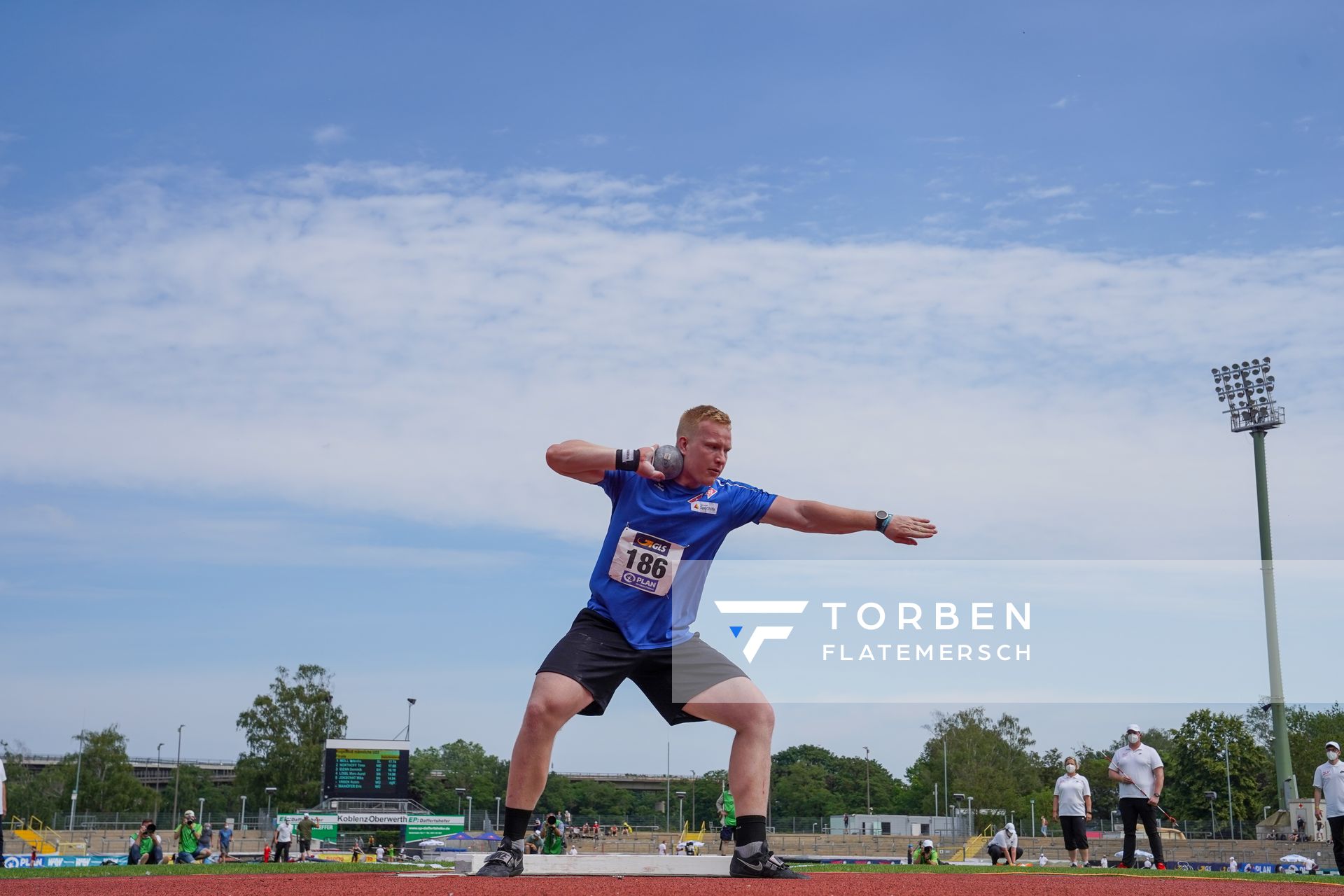 Eric Maihoefer (VfL Sindelfingen) am 27.06.2021 waehrend den deutschen U23 Leichtathletik-Meisterschaften 2021 im Stadion Oberwerth in Koblenz