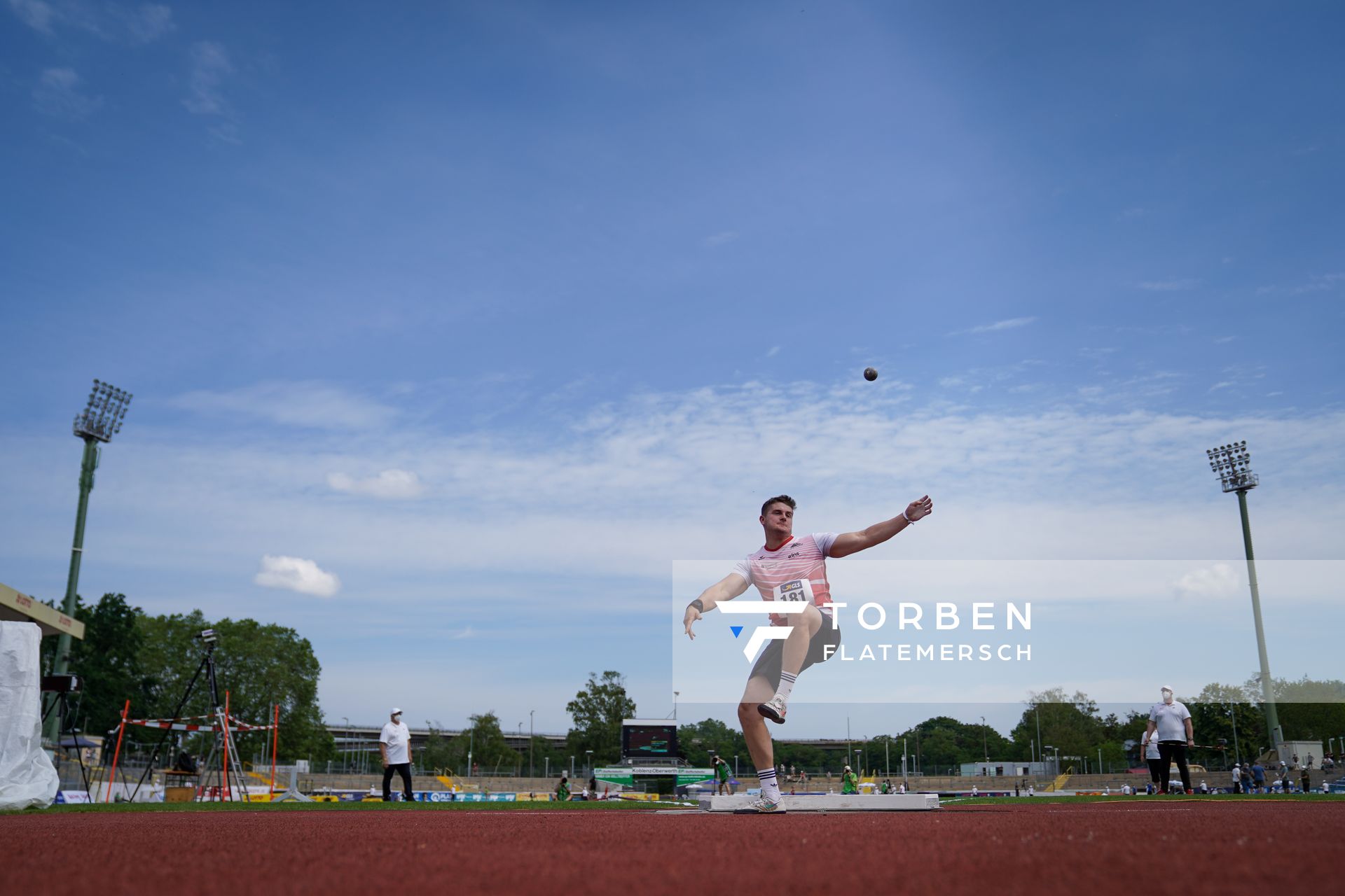 Marc-Aurel Loibl (LV 90 Erzgebirge) am 27.06.2021 waehrend den deutschen U23 Leichtathletik-Meisterschaften 2021 im Stadion Oberwerth in Koblenz