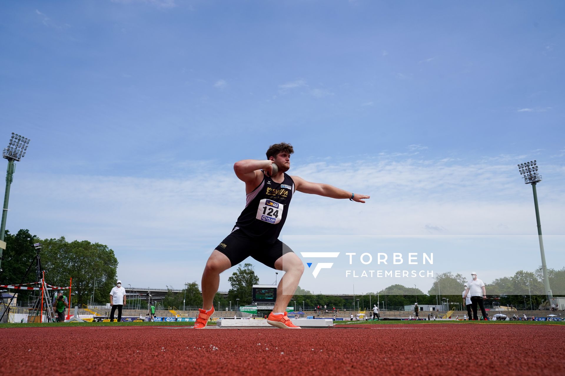 Dominik Idzan (LG Stadtwerke Muenchen) am 27.06.2021 waehrend den deutschen U23 Leichtathletik-Meisterschaften 2021 im Stadion Oberwerth in Koblenz