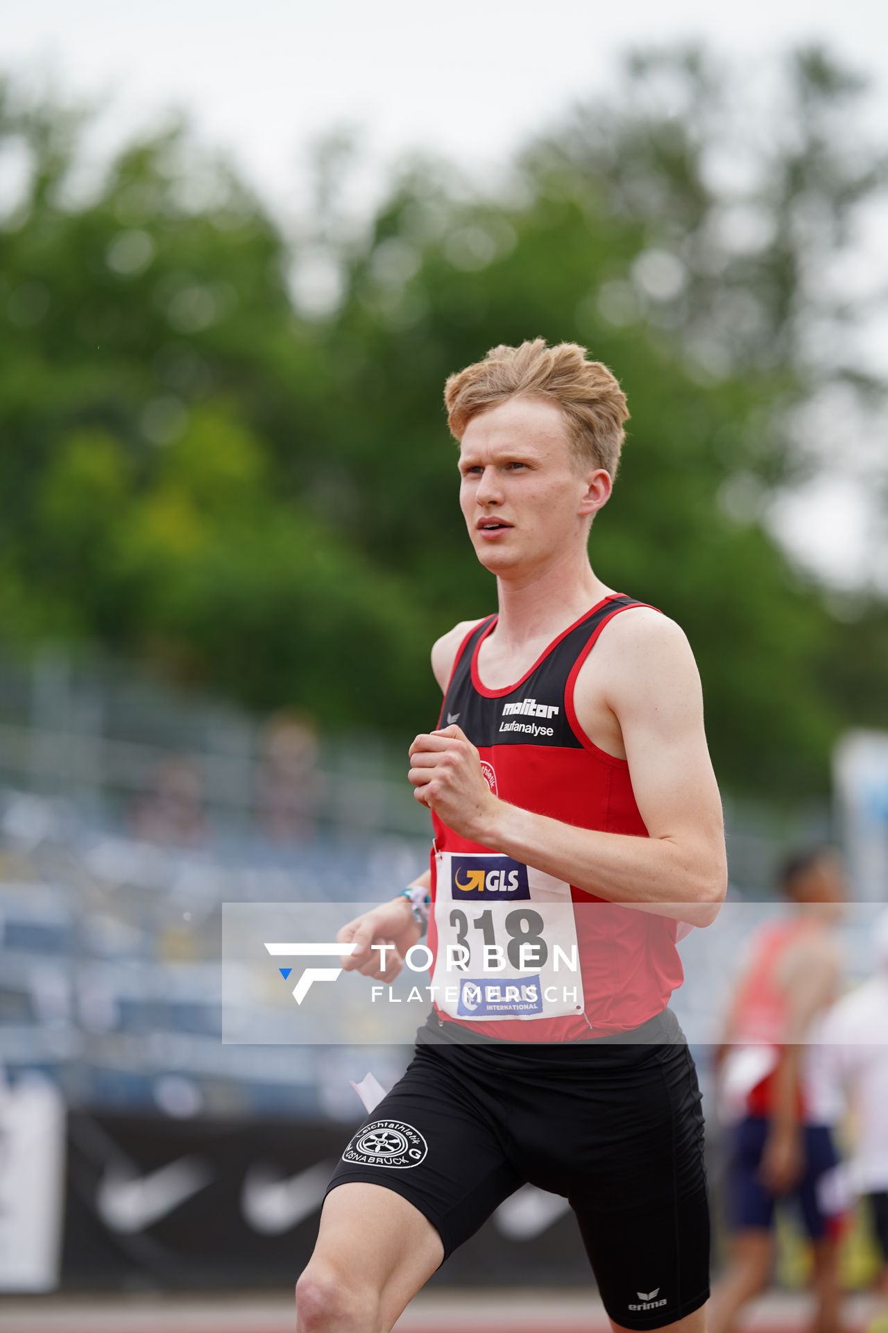 Linus Vennemann (LG Osnabrueck) am 27.06.2021 waehrend den deutschen U23 Leichtathletik-Meisterschaften 2021 im Stadion Oberwerth in Koblenz