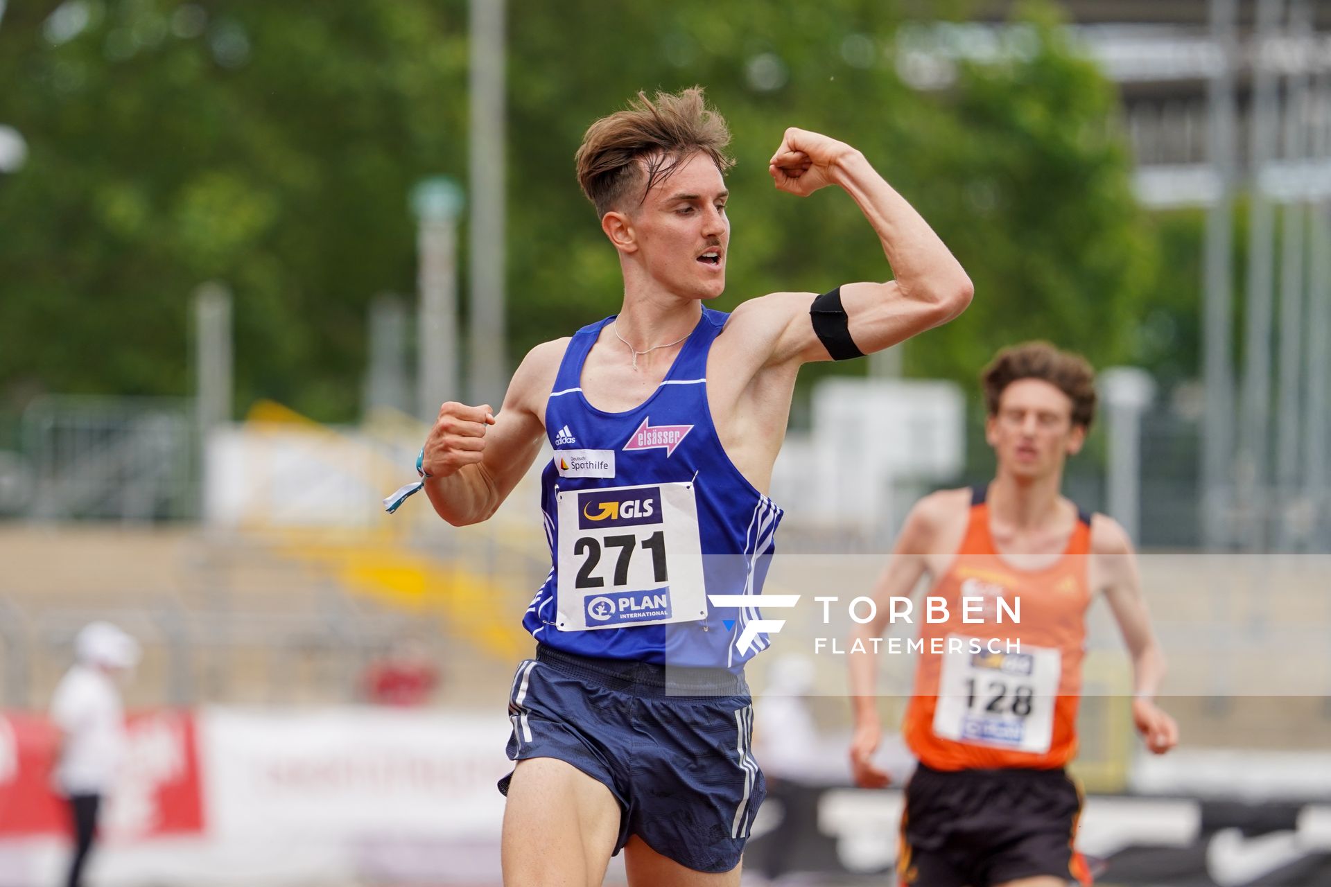 Velten Schneider (VfL Sindelfingen) am 27.06.2021 waehrend den deutschen U23 Leichtathletik-Meisterschaften 2021 im Stadion Oberwerth in Koblenz