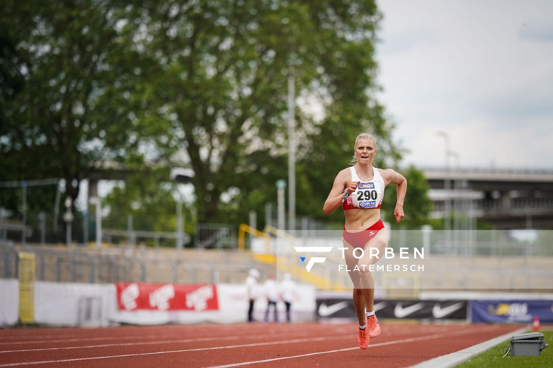 Svenja Sommer (ASC Darmstadt) am 27.06.2021 waehrend den deutschen U23 Leichtathletik-Meisterschaften 2021 im Stadion Oberwerth in Koblenz