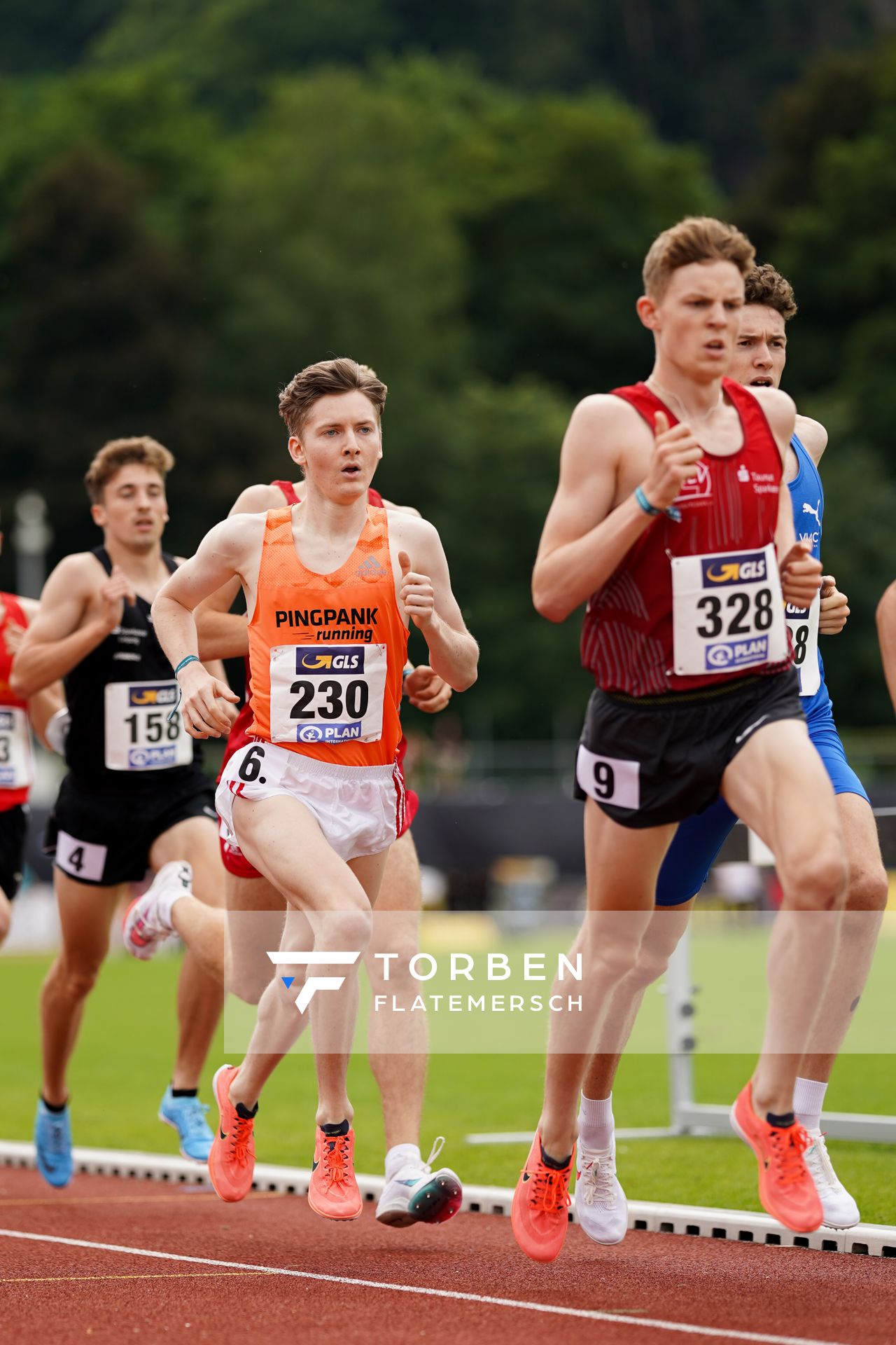 Maximilian Pingpank (Hannover Athletics) im 1500m Finale am 27.06.2021 waehrend den deutschen U23 Leichtathletik-Meisterschaften 2021 im Stadion Oberwerth in Koblenz