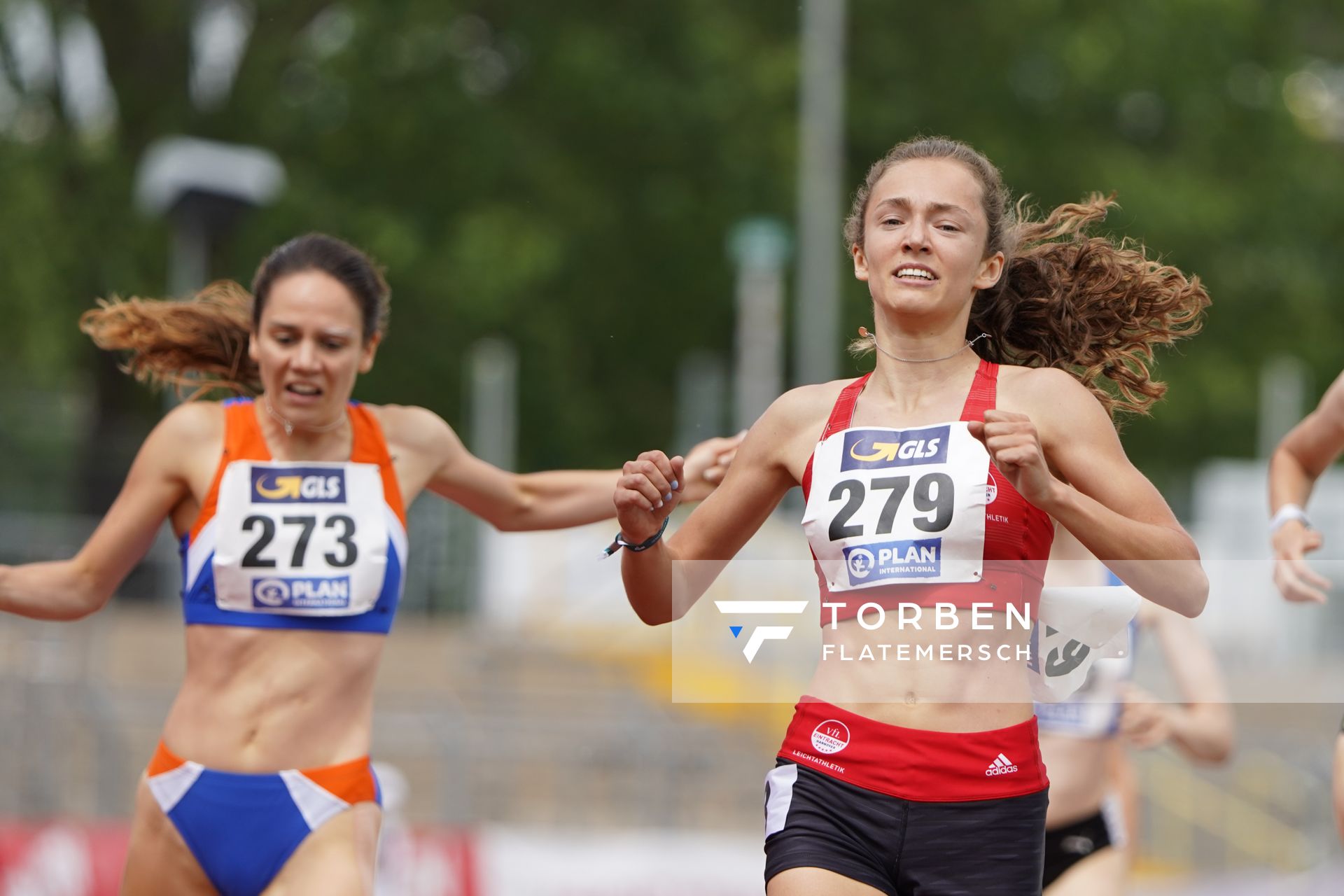 Sarah Fleur Schulze (VfL Eintracht Hannover) am 27.06.2021 waehrend den deutschen U23 Leichtathletik-Meisterschaften 2021 im Stadion Oberwerth in Koblenz