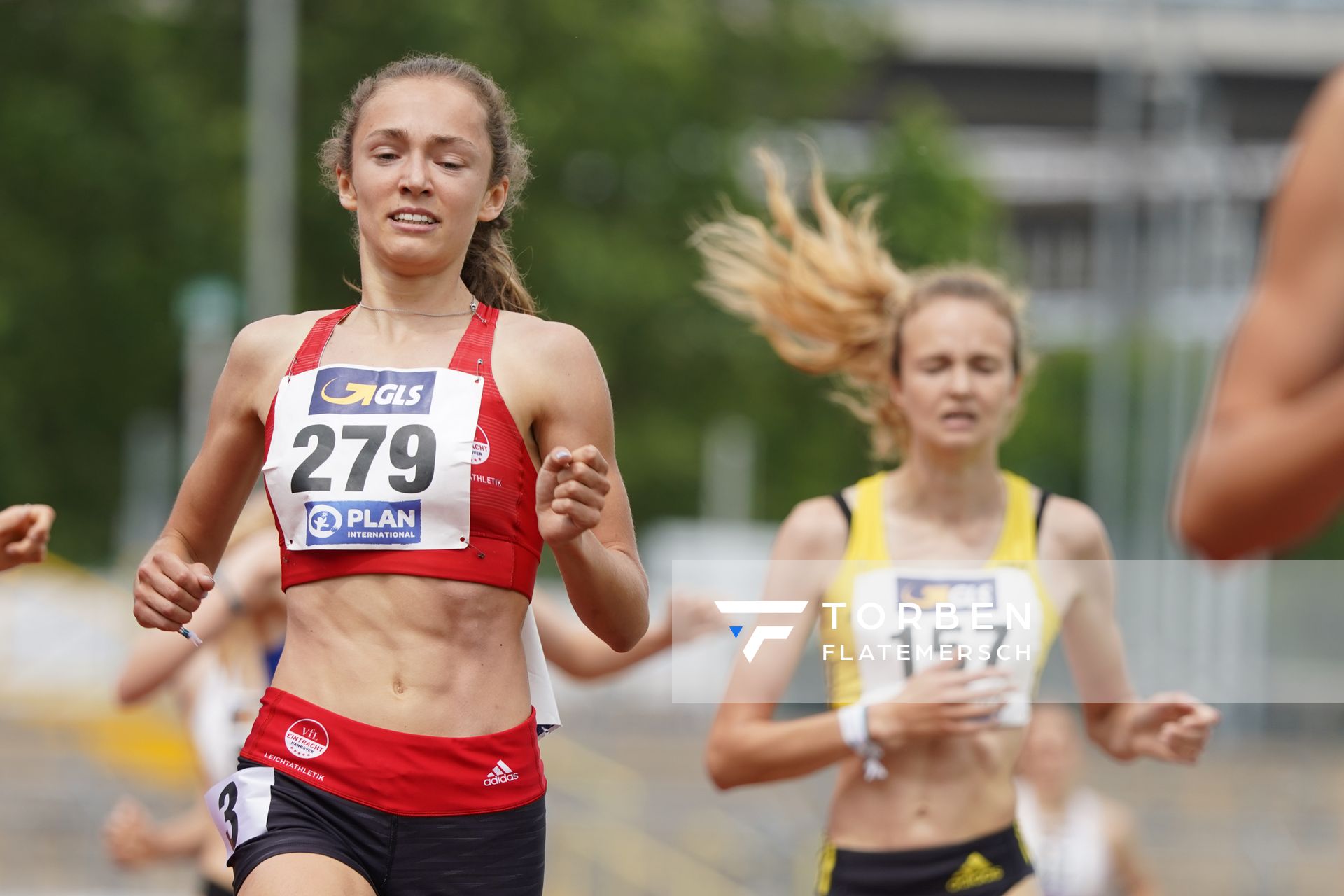 Sarah Fleur Schulze (VfL Eintracht Hannover) am 27.06.2021 waehrend den deutschen U23 Leichtathletik-Meisterschaften 2021 im Stadion Oberwerth in Koblenz