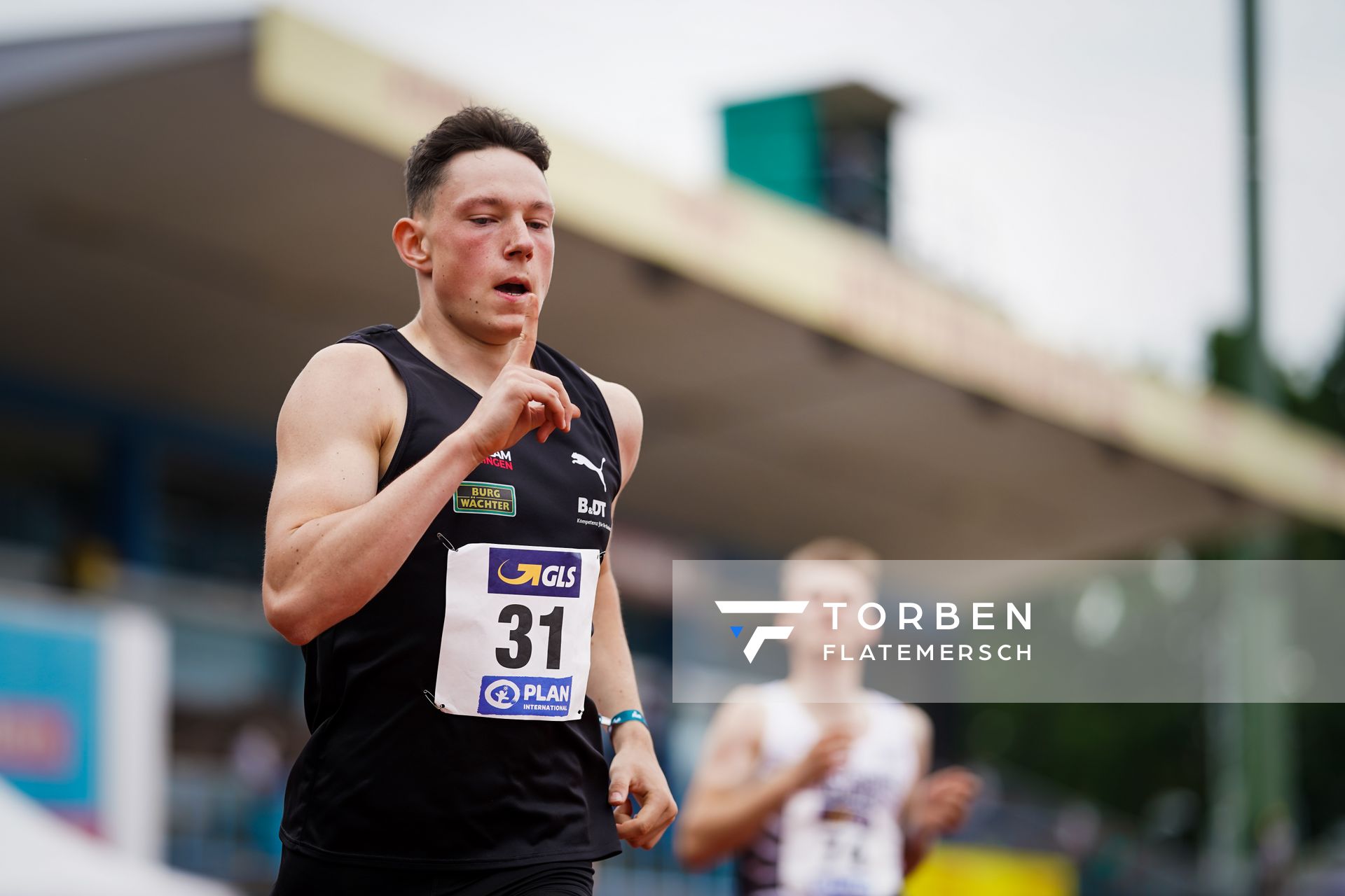 Luis Brandner (LC Top Team Thueringen) am 27.06.2021 waehrend den deutschen U23 Leichtathletik-Meisterschaften 2021 im Stadion Oberwerth in Koblenz