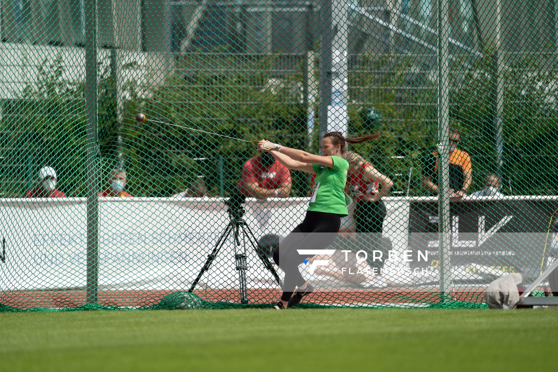 Johanne Plock-Girmann (SVG GW Bad Gandersheim) am 30.07.2021 waehrend den deutschen Leichtathletik-Jugendmeisterschaften 2021 in Rostock