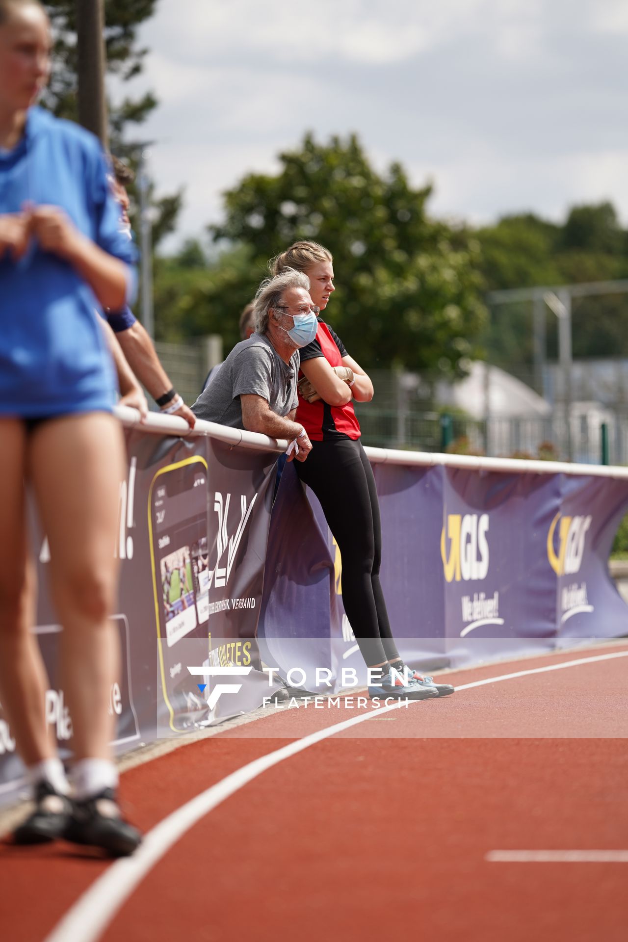 Lara Hundertmark (Einbecker SV) am 30.07.2021 waehrend den deutschen Leichtathletik-Jugendmeisterschaften 2021 in Rostock