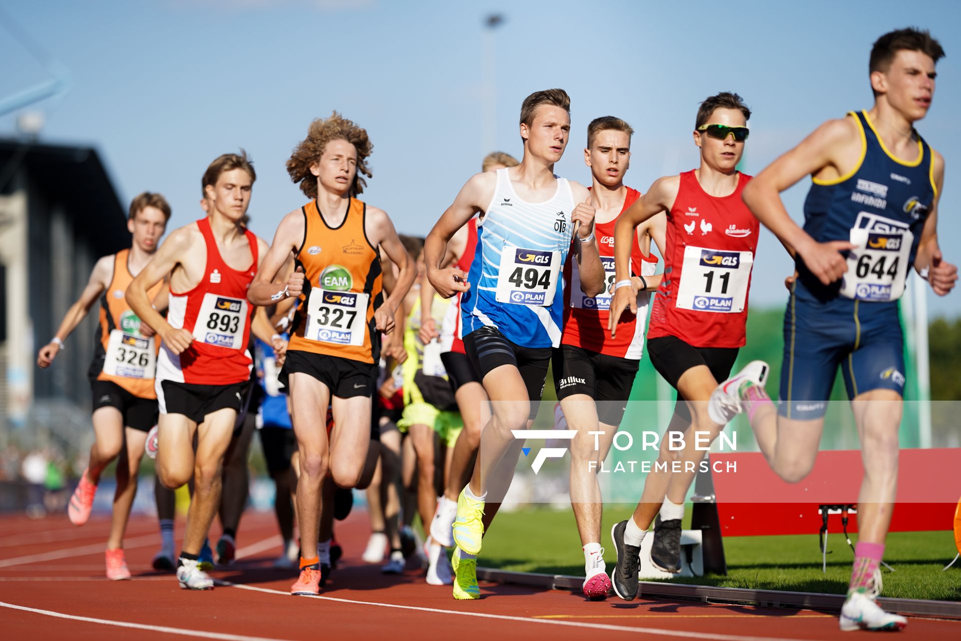 Jonas Kulgemeyer (OTB Osnabrueck) am 30.07.2021 waehrend den deutschen Leichtathletik-Jugendmeisterschaften 2021 in Rostock