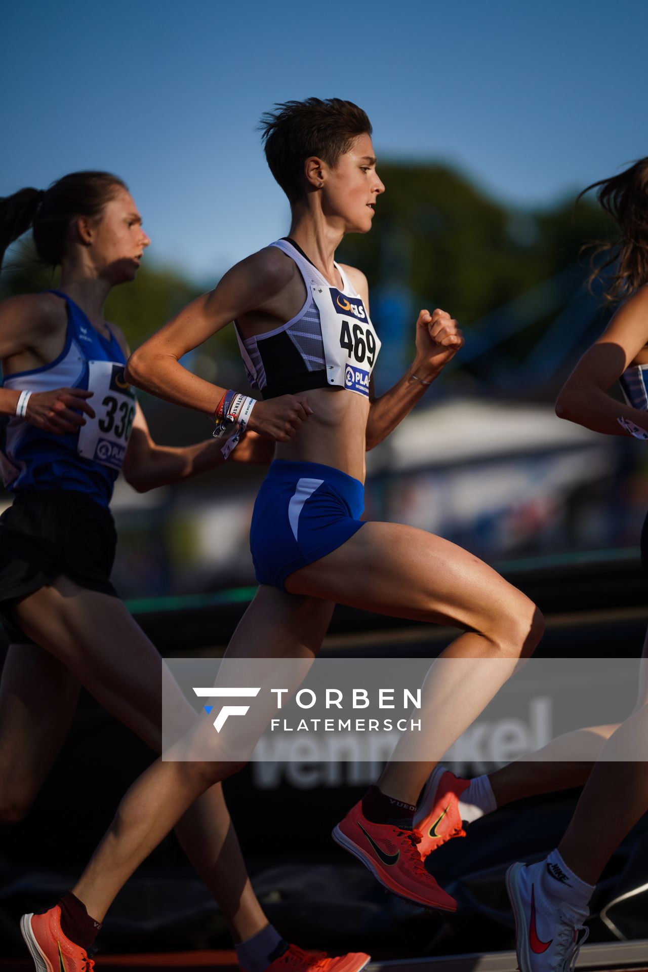 Jasmina Stahl (Hannover 96) am 30.07.2021 waehrend den deutschen Leichtathletik-Jugendmeisterschaften 2021 in Rostock