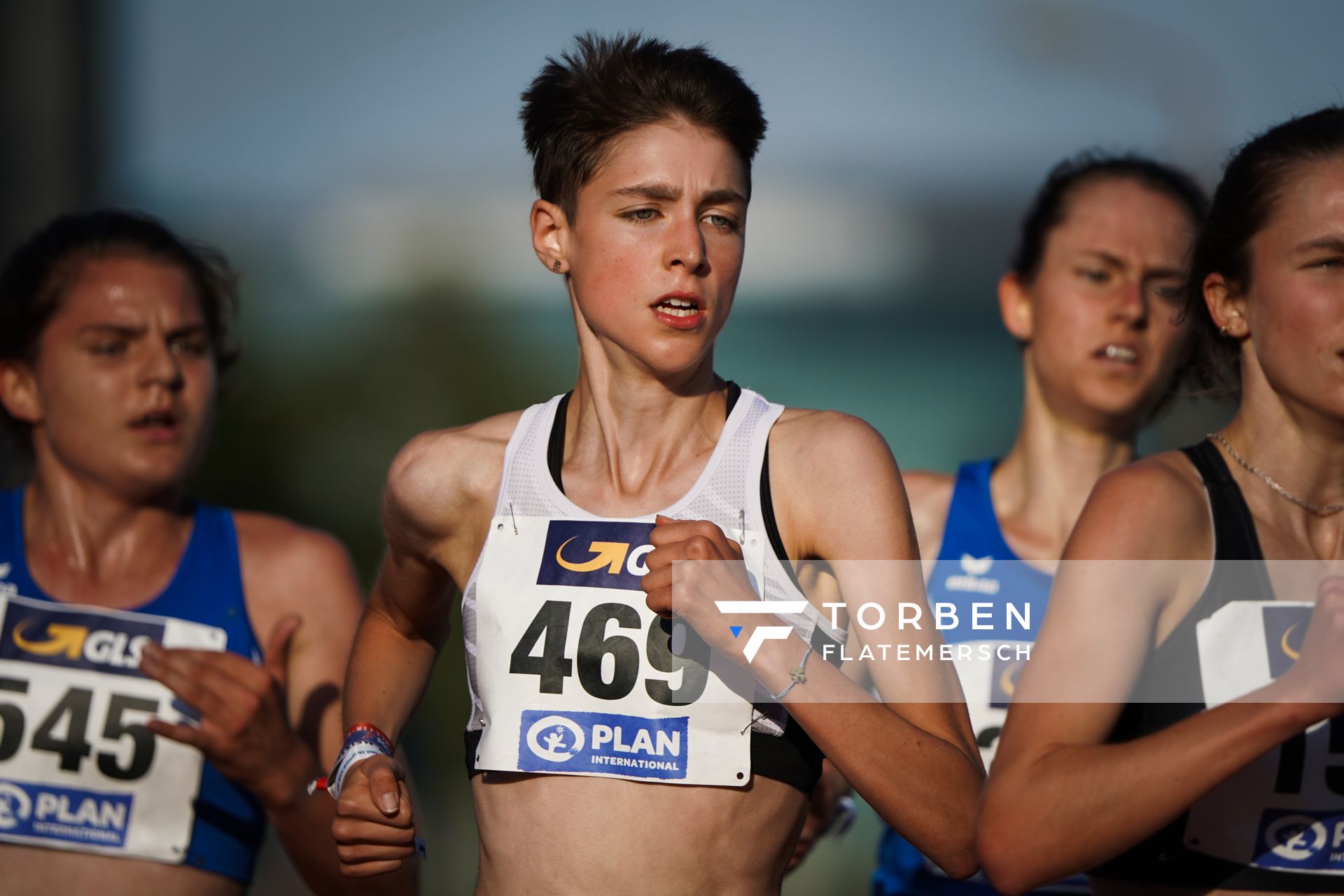 Jasmina Stahl (Hannover 96) am 30.07.2021 waehrend den deutschen Leichtathletik-Jugendmeisterschaften 2021 in Rostock