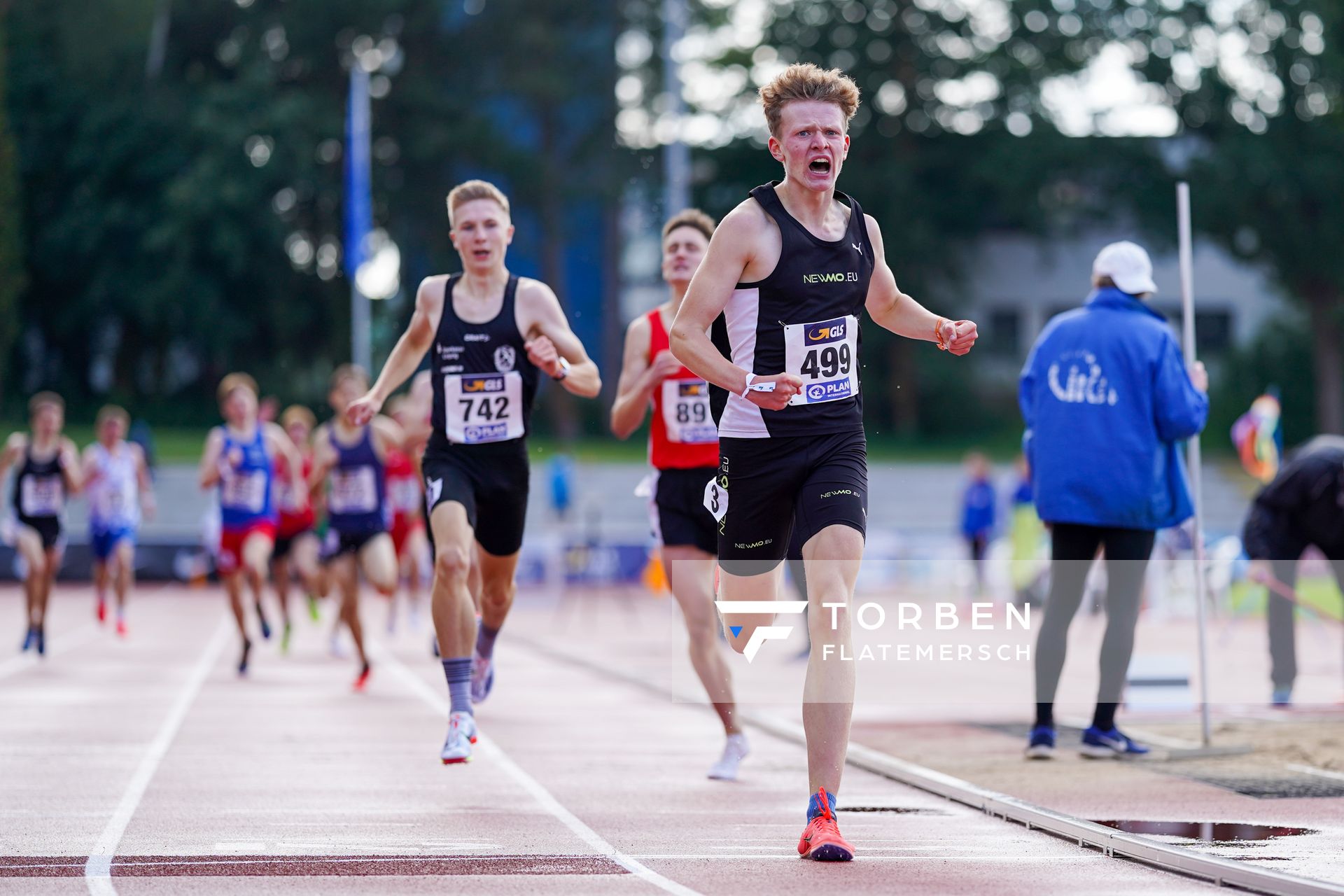 Deutscher Jugendvizemeister ueber 1500m Tammo Doerner (SV Nordenham) am 31.07.2021 waehrend den deutschen Leichtathletik-Jugendmeisterschaften 2021 in Rostock (Tag 2)