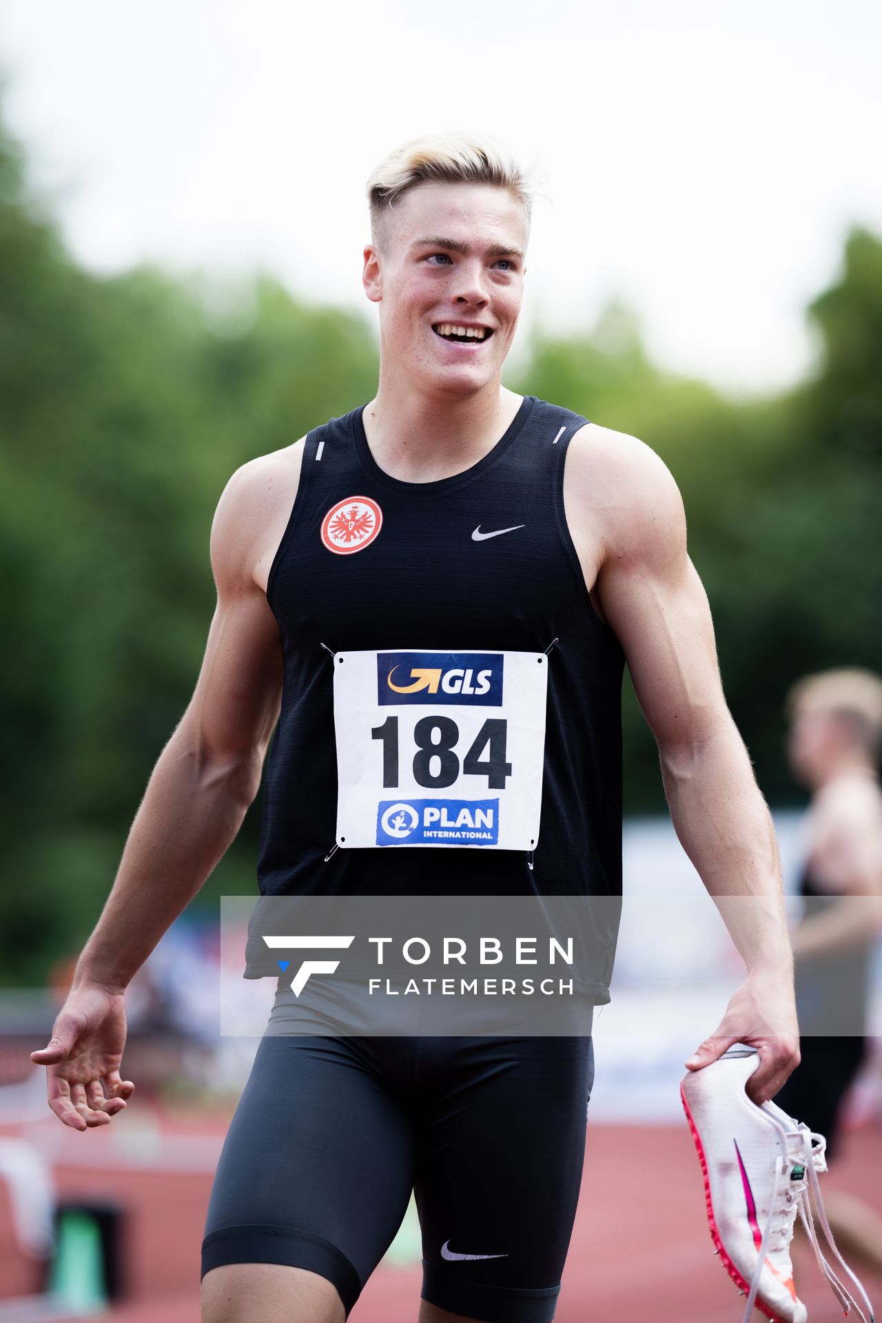 Jannis Wolff (Eintracht Frankfurt e.V.) am 21.08.2021 bei den Deutschen Meisterschaften Mehrkampf im Auestadion in Wesel (Tag 2)