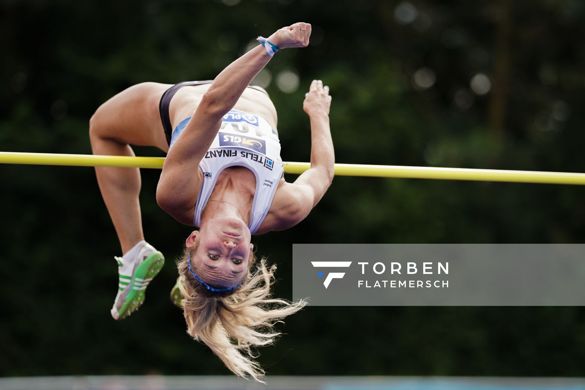 Isabel Mayer (LG TELIS FINANZ Regensburg) im Hochsprung am 21.08.2021 bei den Deutschen Meisterschaften Mehrkampf im Auestadion in Wesel (Tag 2)