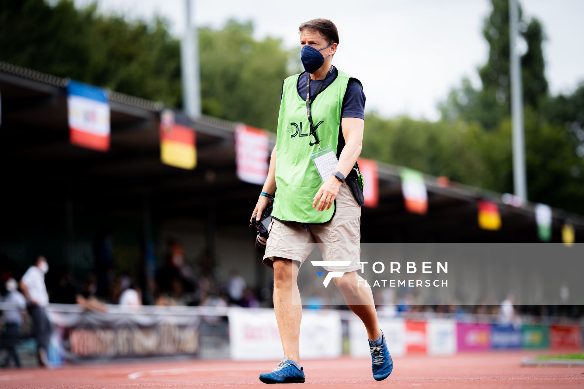 Bernd Hoffmann am 21.08.2021 bei den Deutschen Meisterschaften Mehrkampf im Auestadion in Wesel (Tag 2)