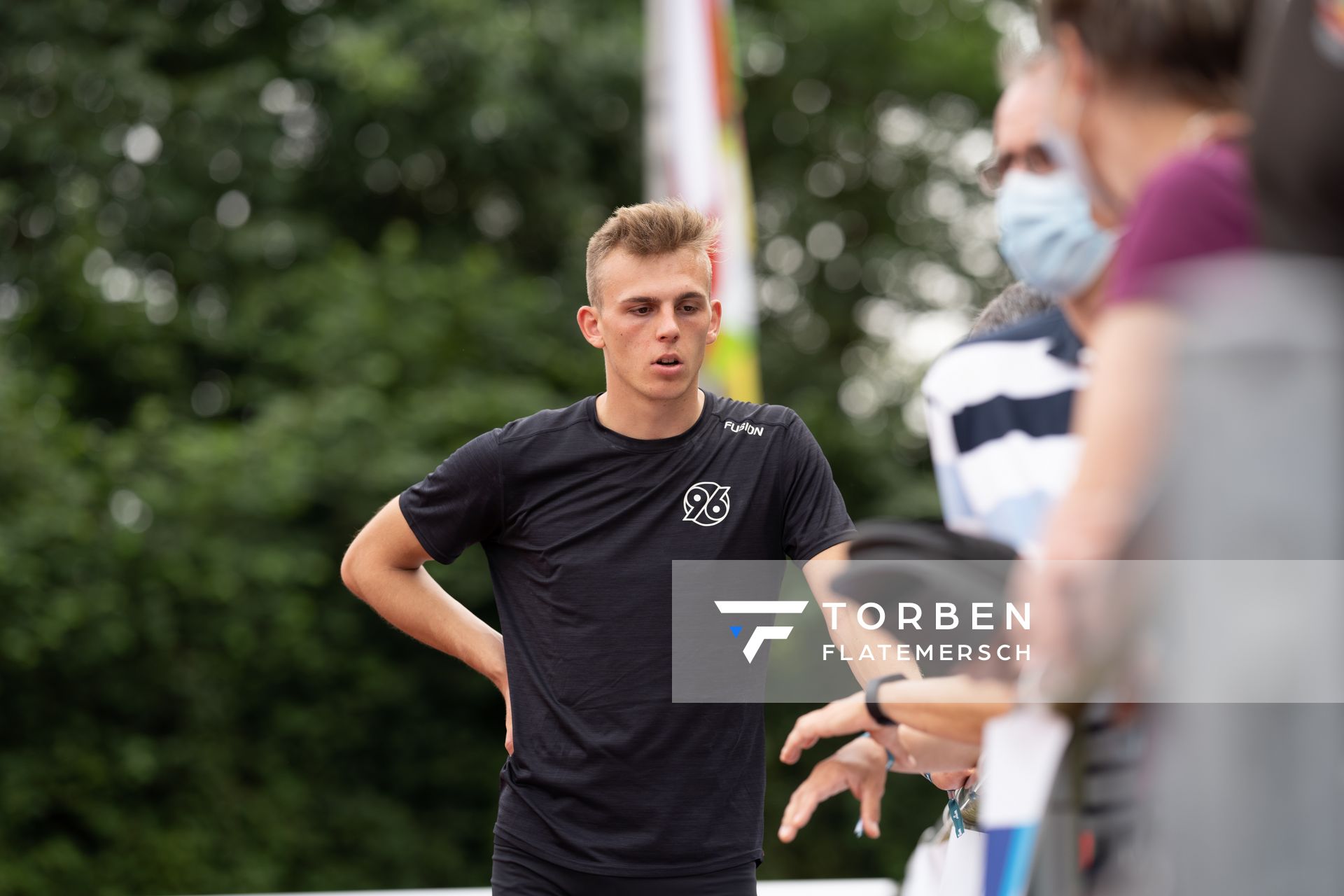 Tyl Rozok (Hannover 96) am 21.08.2021 bei den Deutschen Meisterschaften Mehrkampf im Auestadion in Wesel (Tag 2)