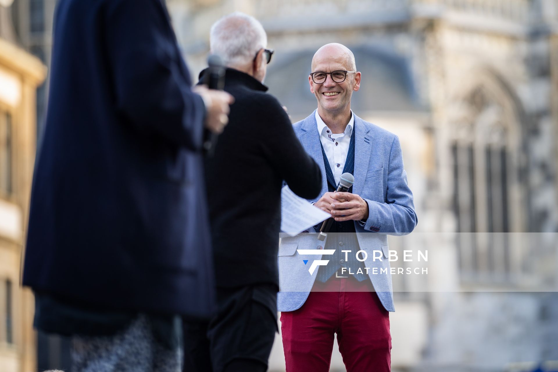 Andreas Schneider (NetAachen) am 22.09.2021 beim NetAachen-Domspringen 2021 auf dem Katschhof in Aachen