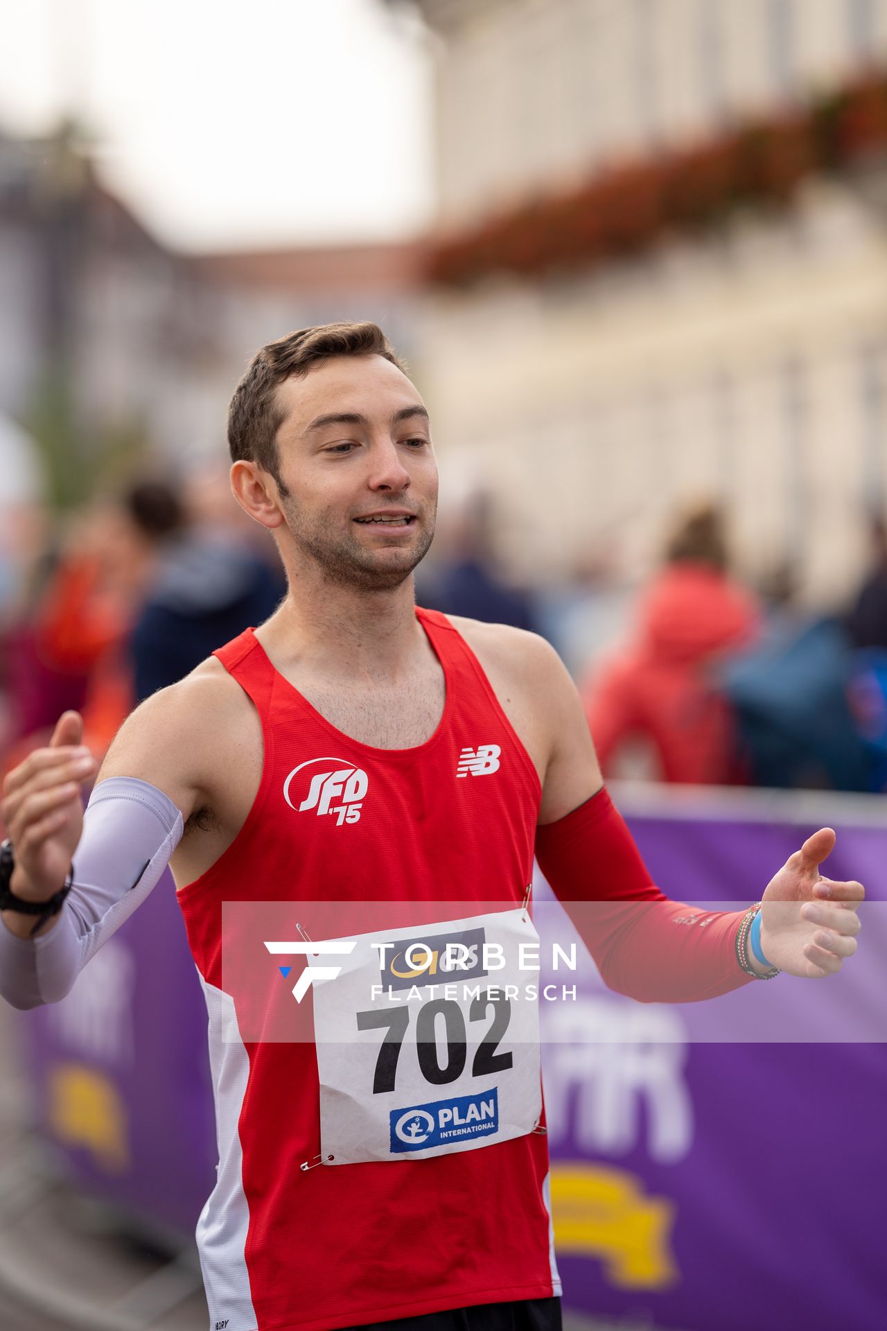 Maximilian Thorwirth (SFD 75 Duesseldorf-Süd) am 31.10.2021 waehrend der DM 10km Strasse in Uelzen