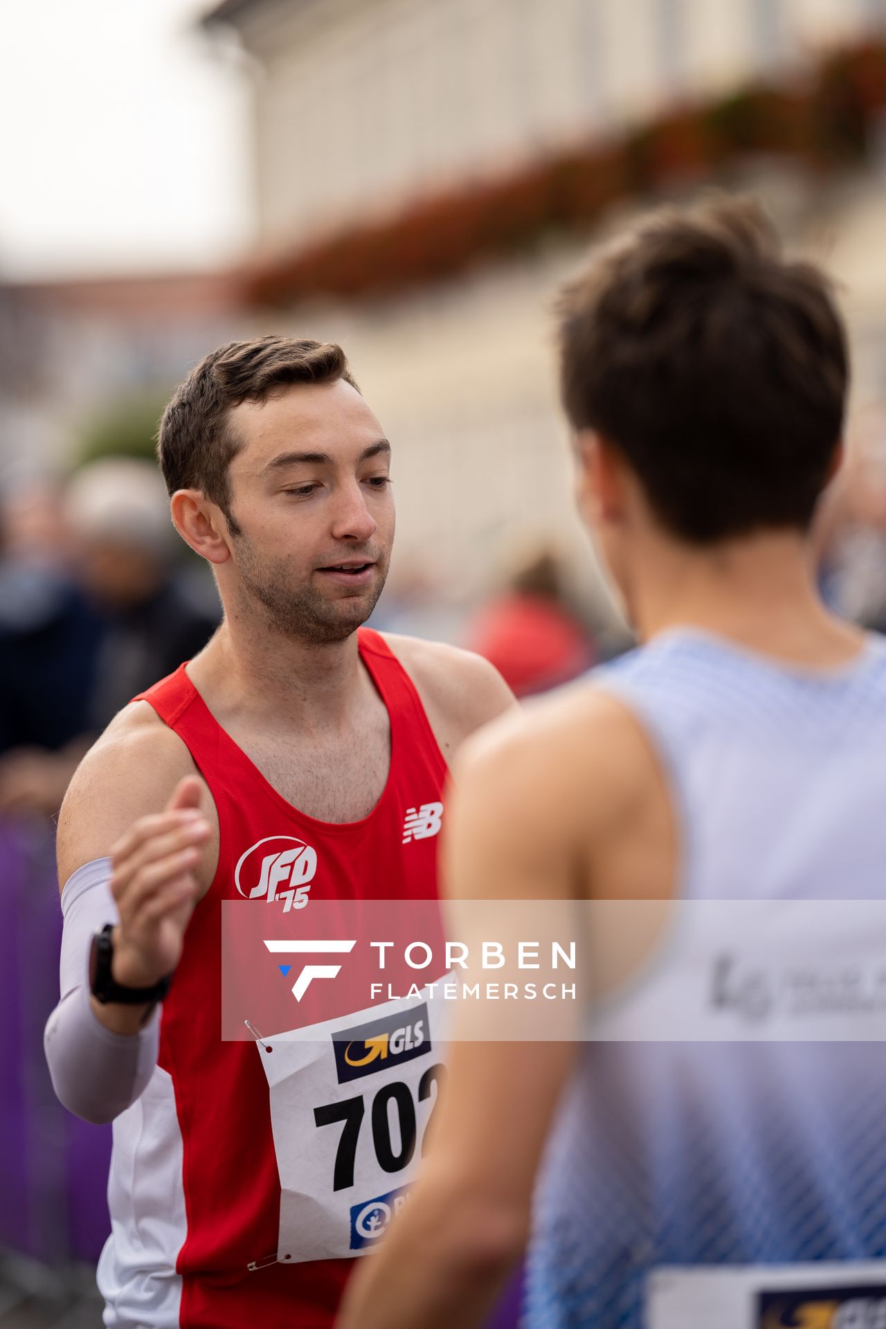 Maximilian Thorwirth (SFD 75 Duesseldorf-Süd) am 31.10.2021 waehrend der DM 10km Strasse in Uelzen