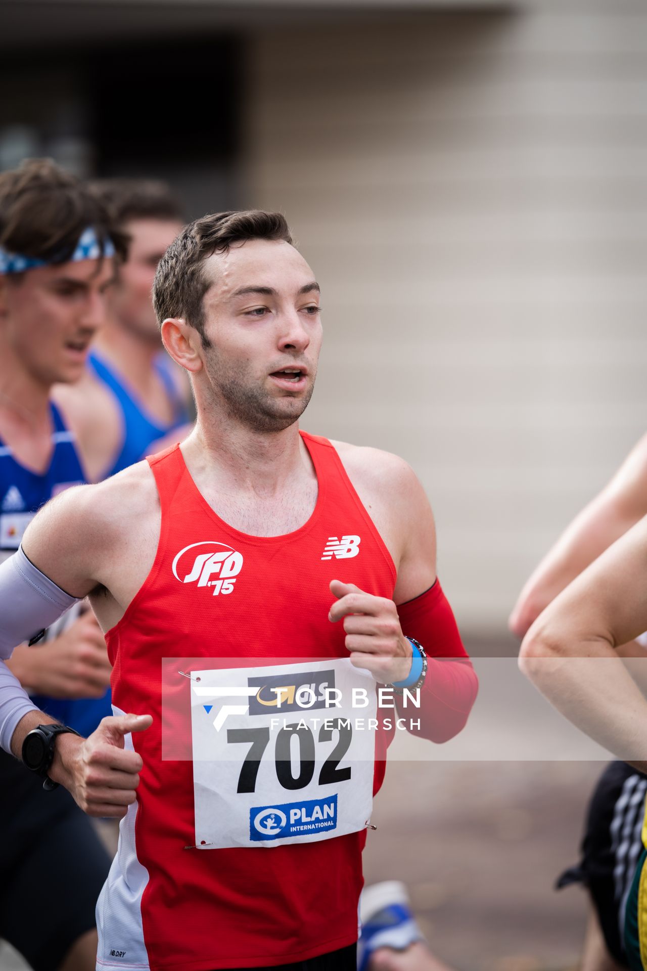 Maximilian Thorwirth (SFD 75 Duesseldorf-Süd) am 31.10.2021 waehrend der DM 10km Strasse in Uelzen