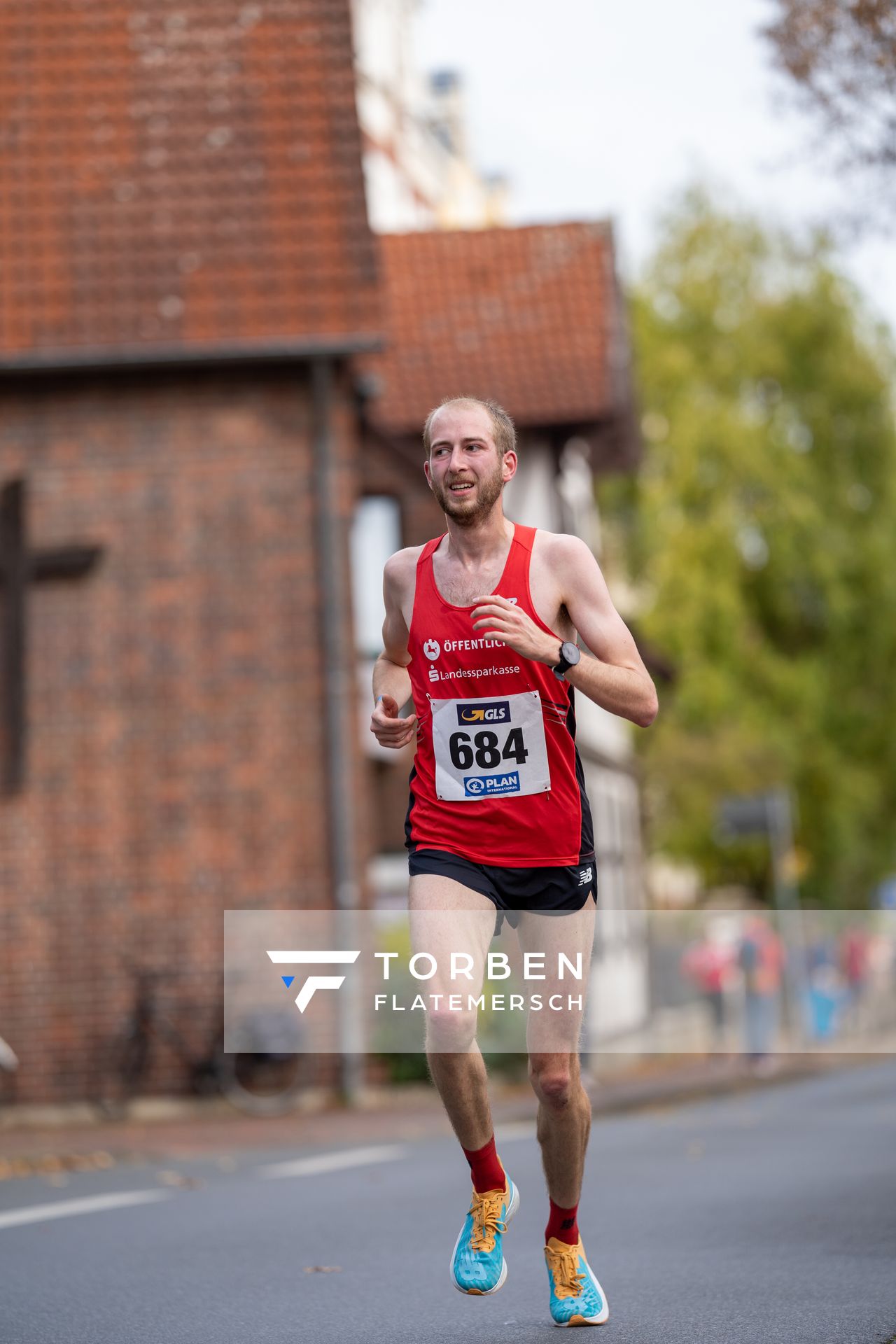 Karsten Meier (LG Braunschweig) am 31.10.2021 waehrend der DM 10km Strasse in Uelzen