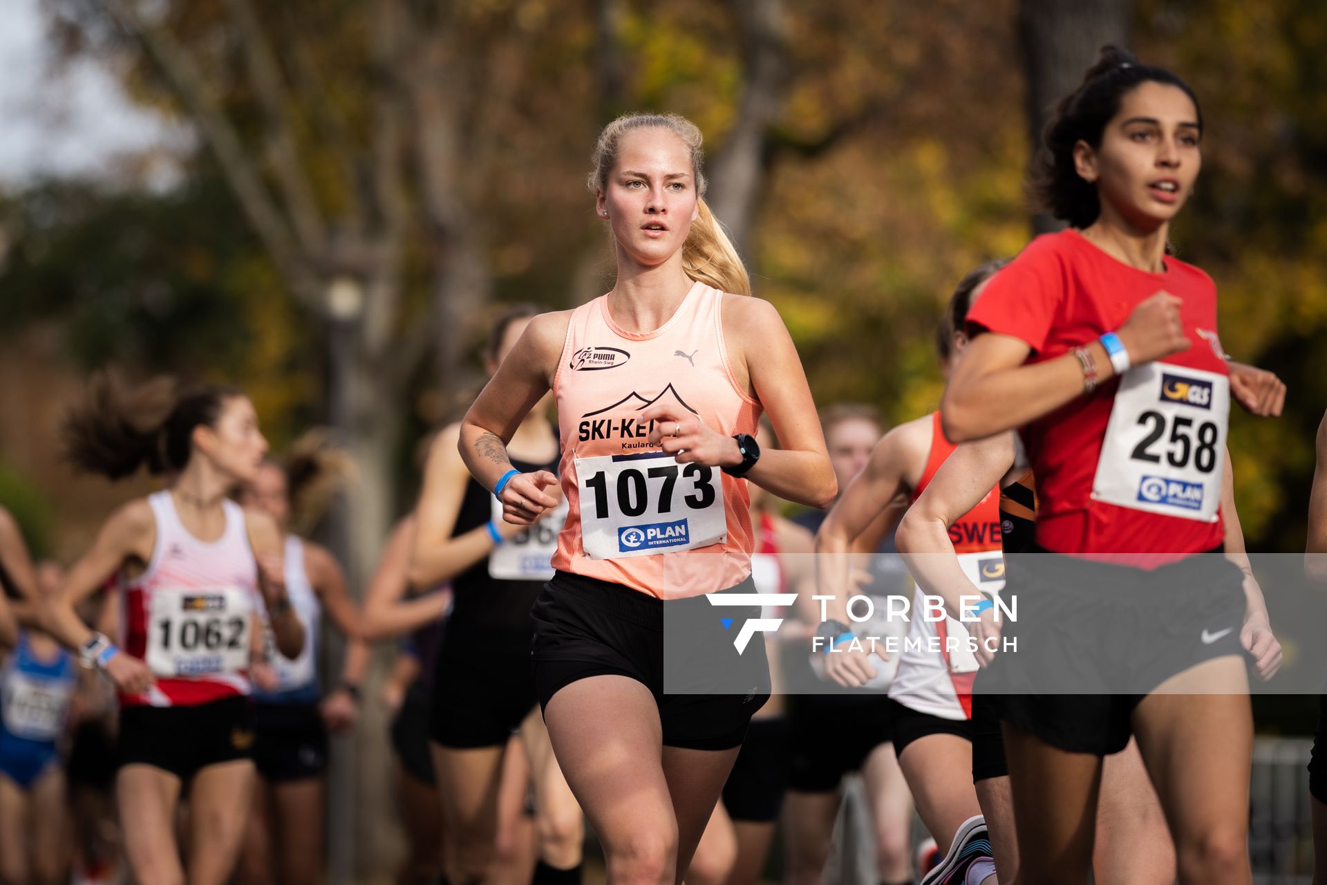 Sonja Vernikov (LAZ PUMA Rhein-Sieg) am 31.10.2021 waehrend der DM 10km Strasse in Uelzen