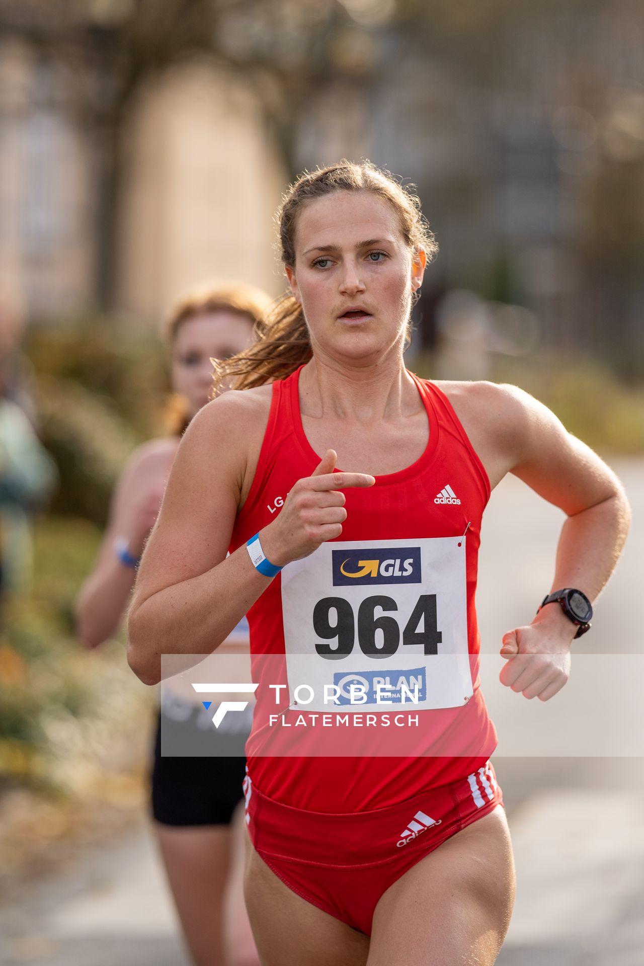 Deborah Schoeneborn (LG Nord Berlin) am 31.10.2021 waehrend der DM 10km Strasse in Uelzen