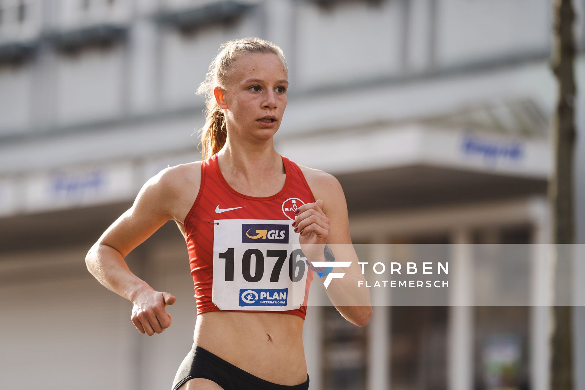 Berit Scheid (TSV Bayer 04 Leverkusen) am 31.10.2021 waehrend der DM 10km Strasse in Uelzen