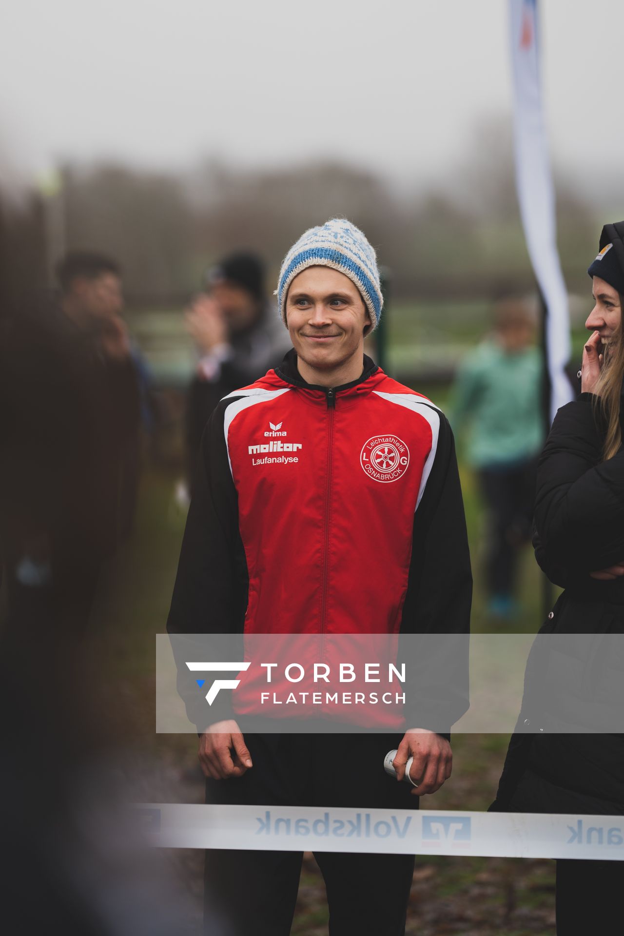 Nils Huhtakangas (LG Osnabrueck) am 18.12.2021 waehrend der deutschen Cross Meisterschaft 2021 in Sonsbeck