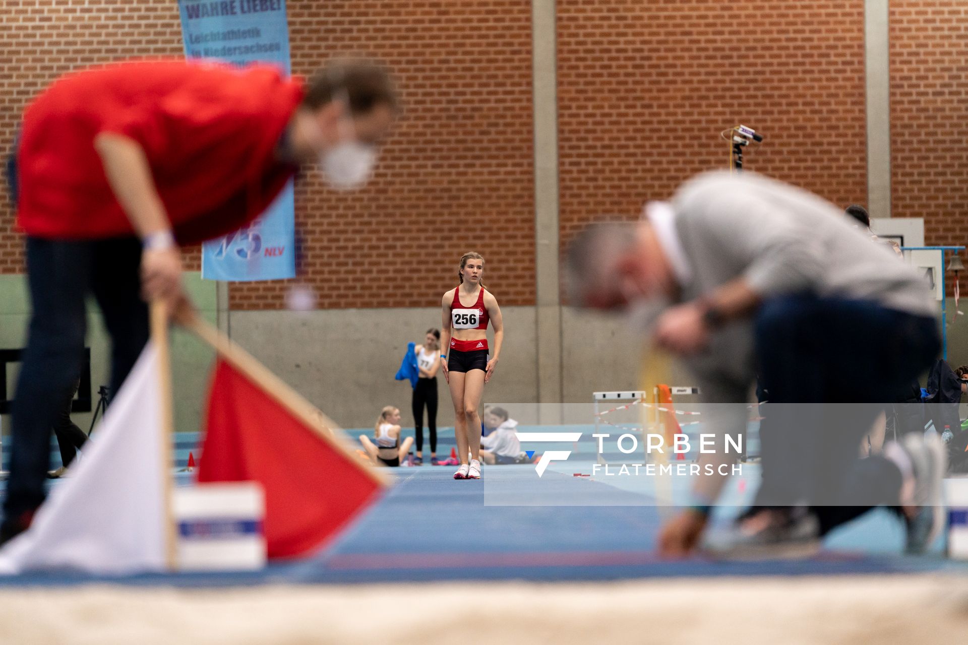 Charlotte Waldkirch (VfL Eintracht Hannover); Niedersaechsische Hallenmeisterschaften am 22.01.2022 in der Leichtathletikhalle im Sportleistungszentrum Hannover