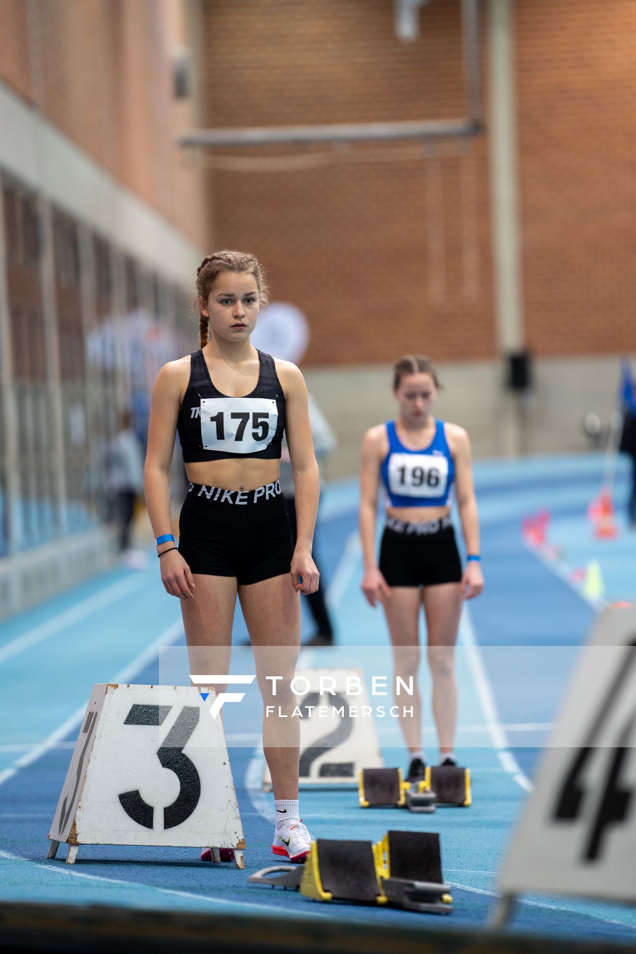 Delphine Drath (TK zu Hannover); Niedersaechsische Hallenmeisterschaften am 22.01.2022 in der Leichtathletikhalle im Sportleistungszentrum Hannover