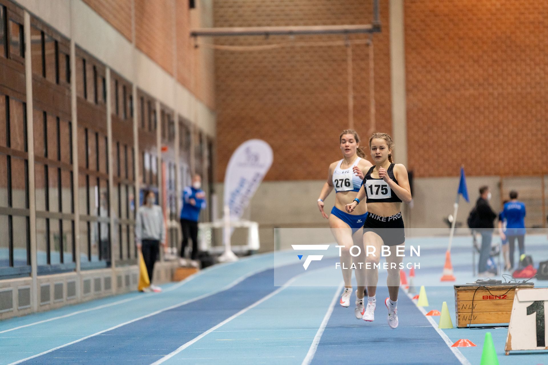 Delphine Drath (TK zu Hannover); Niedersaechsische Hallenmeisterschaften am 22.01.2022 in der Leichtathletikhalle im Sportleistungszentrum Hannover